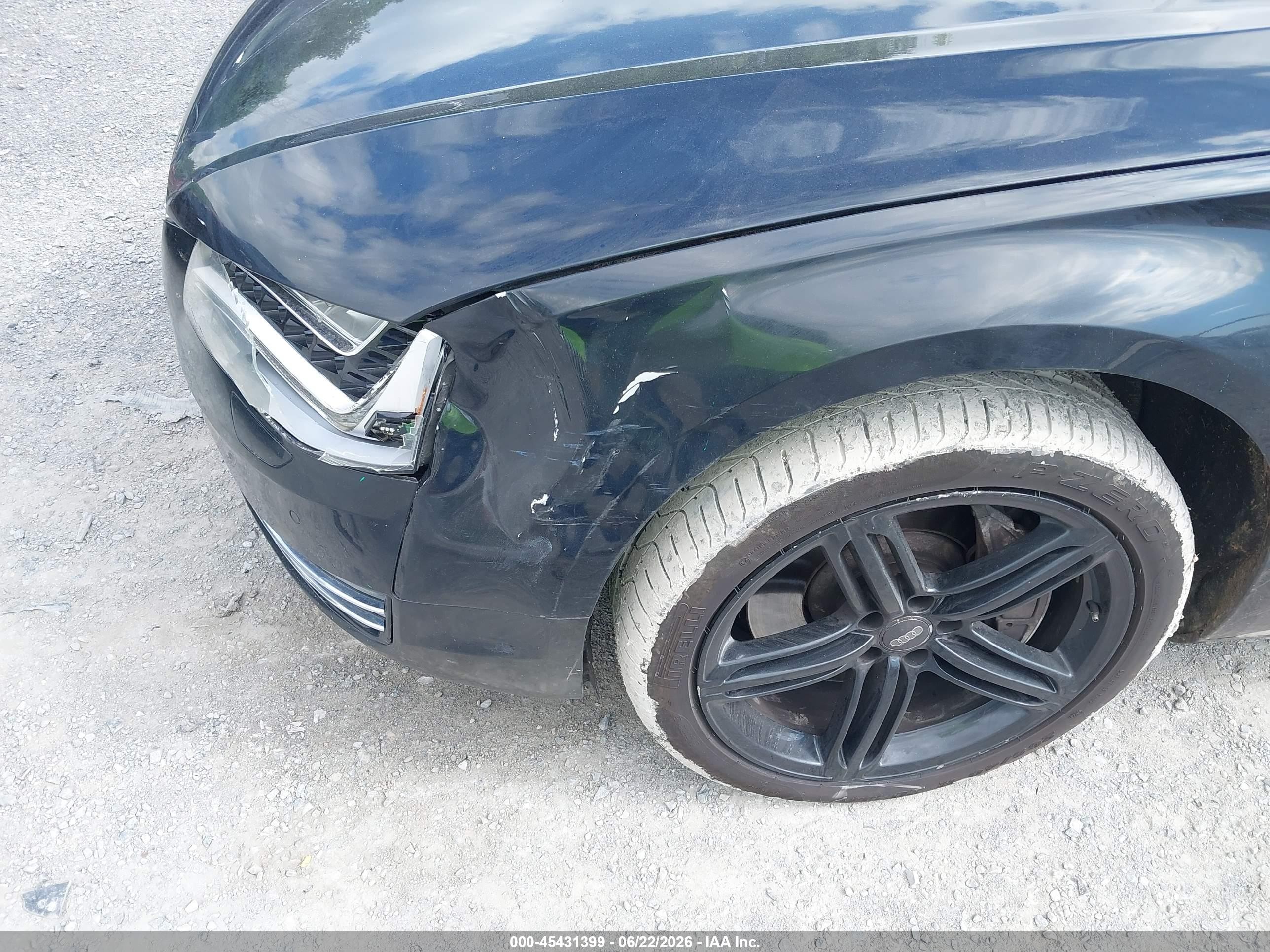 2011 Audi A8 L 4.2 Black vin: WAURVAFDXBN016654