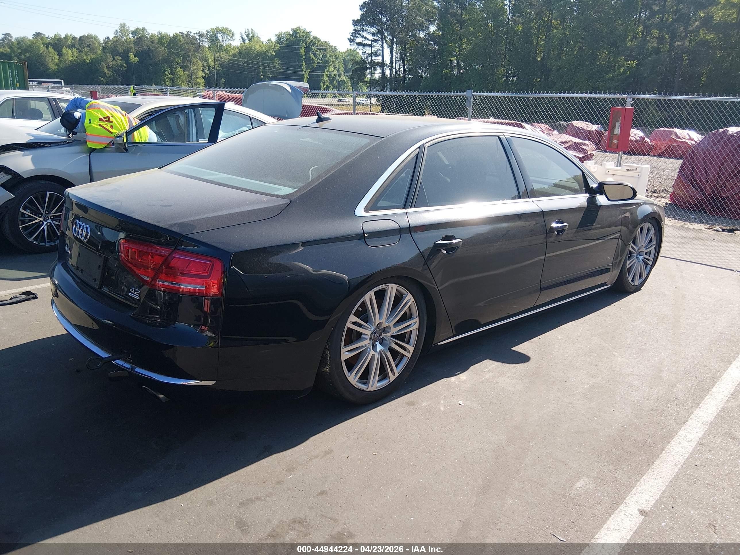 2011 Audi A8 L 4.2 Black vin: WAURVAFDXBN020476