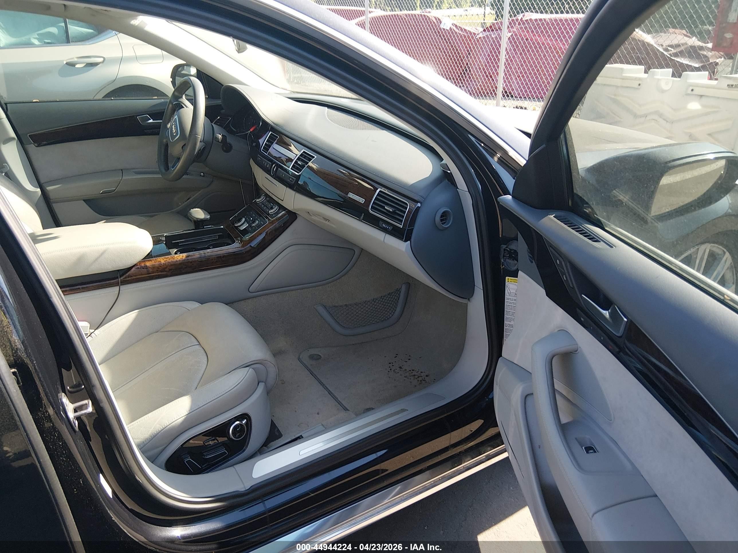 2011 Audi A8 L 4.2 Black vin: WAURVAFDXBN020476