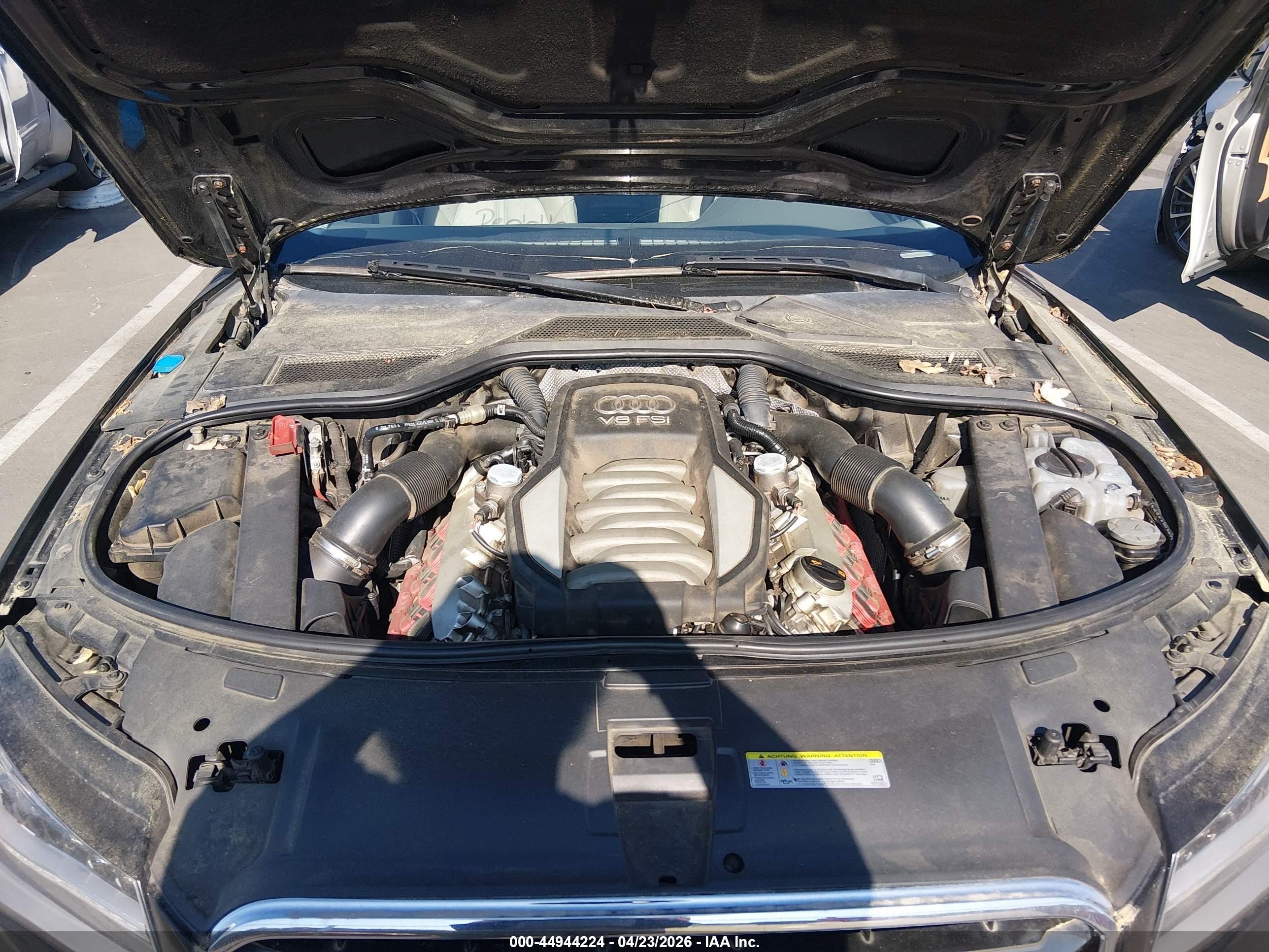 2011 Audi A8 L 4.2 Black vin: WAURVAFDXBN020476