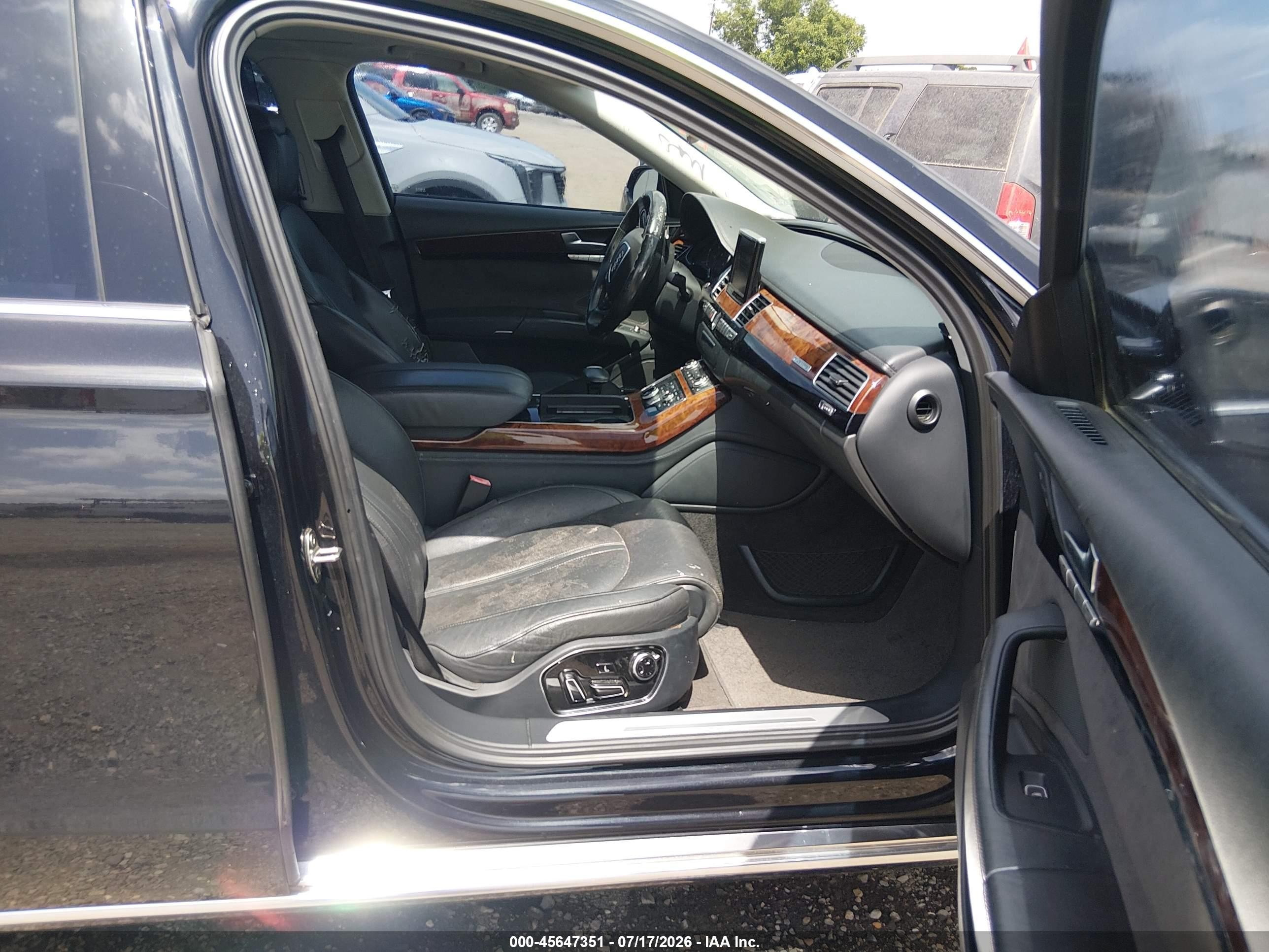 2012 Audi A8 L L 4.2 (tiptronic) (no Longer Orderable) Black vin: WAURVAFDXCN001976