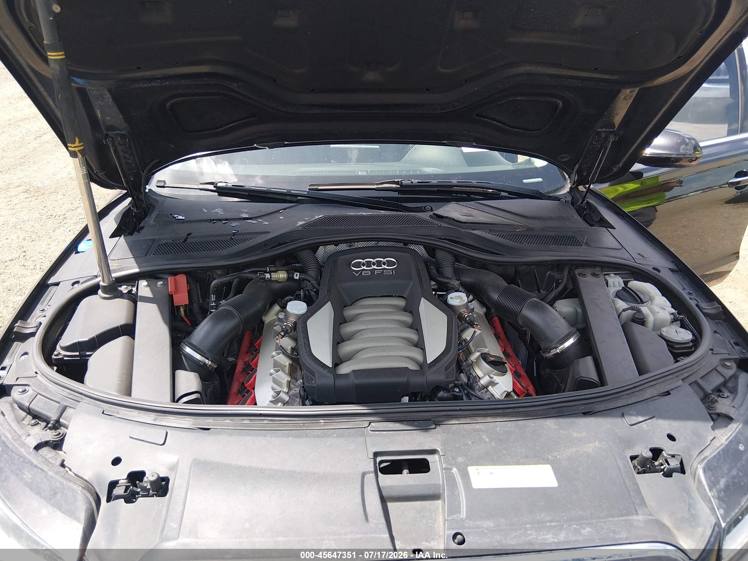 2012 Audi A8 L L 4.2 (tiptronic) (no Longer Orderable) Black vin: WAURVAFDXCN001976