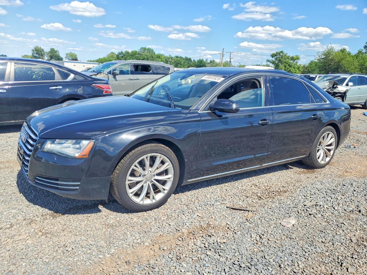 2012 Audi A8 L Quattro Black vin: WAURVAFDXCN005641