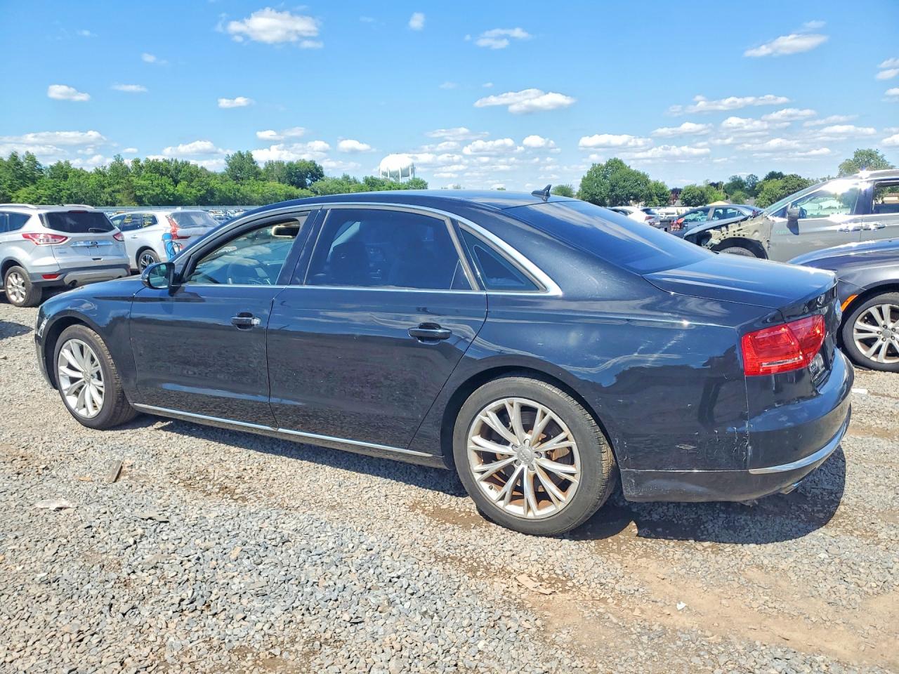 2012 Audi A8 L Quattro Black vin: WAURVAFDXCN005641