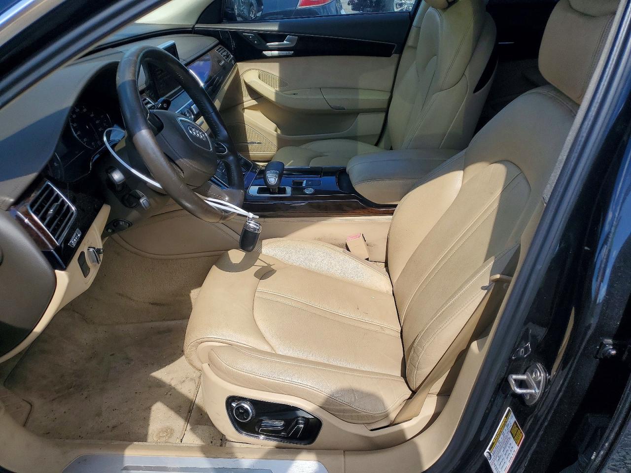 2012 Audi A8 L Quattro Black vin: WAURVAFDXCN005641