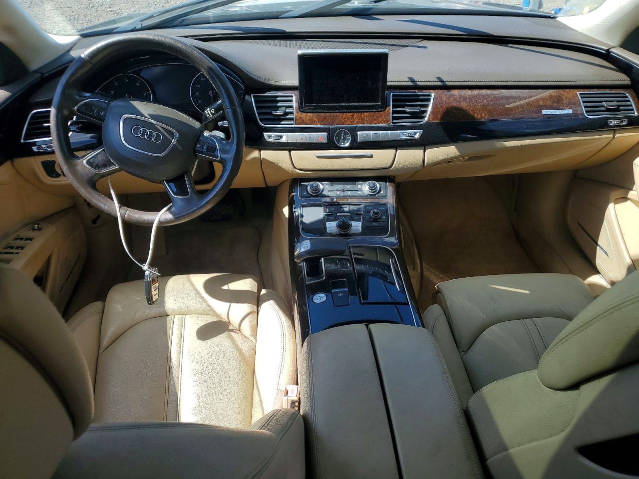 2012 Audi A8 L Quattro Black vin: WAURVAFDXCN005641