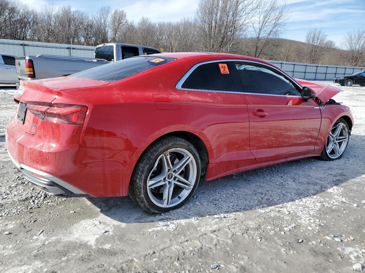 2022 Audi A5 Premium 45 Красный vin: WAUSAAF56NA011890