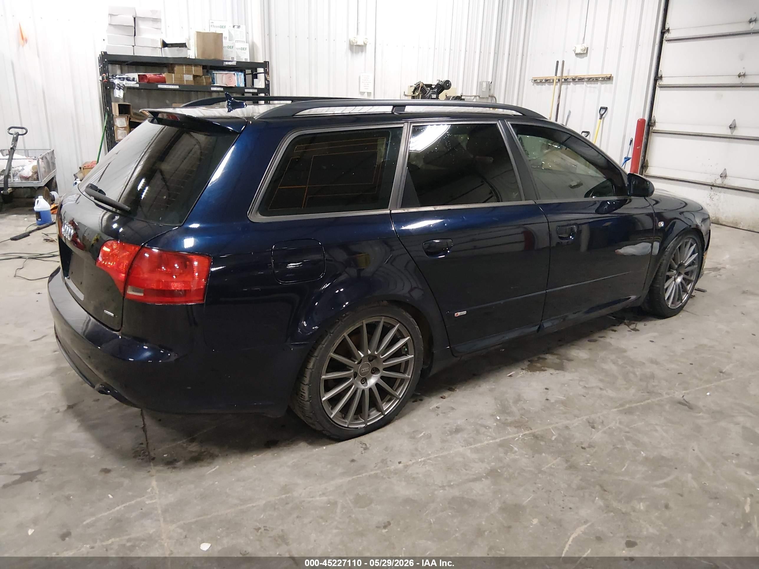2008 Audi A4 2.0t/2.0t Avant Special Edition Dark Blue vin: WAUSF78E08A168966
