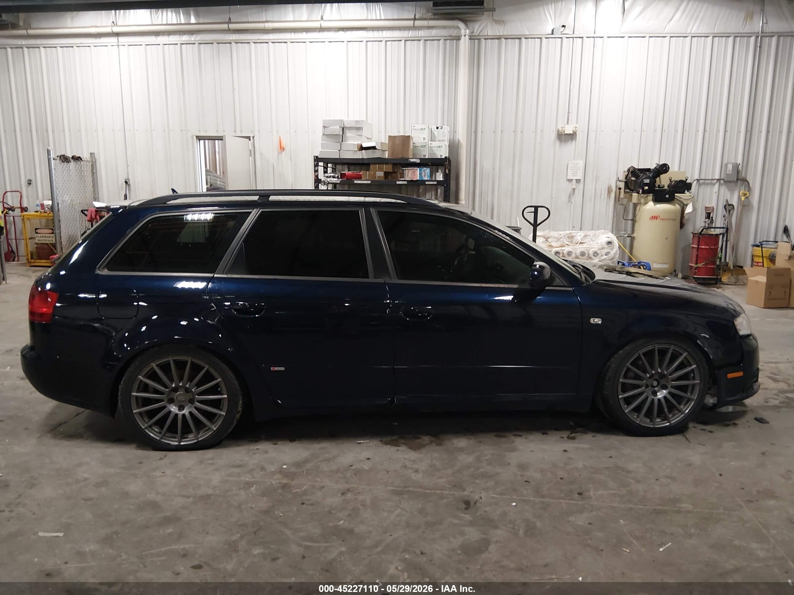 2008 Audi A4 2.0t/2.0t Avant Special Edition Dark Blue vin: WAUSF78E08A168966