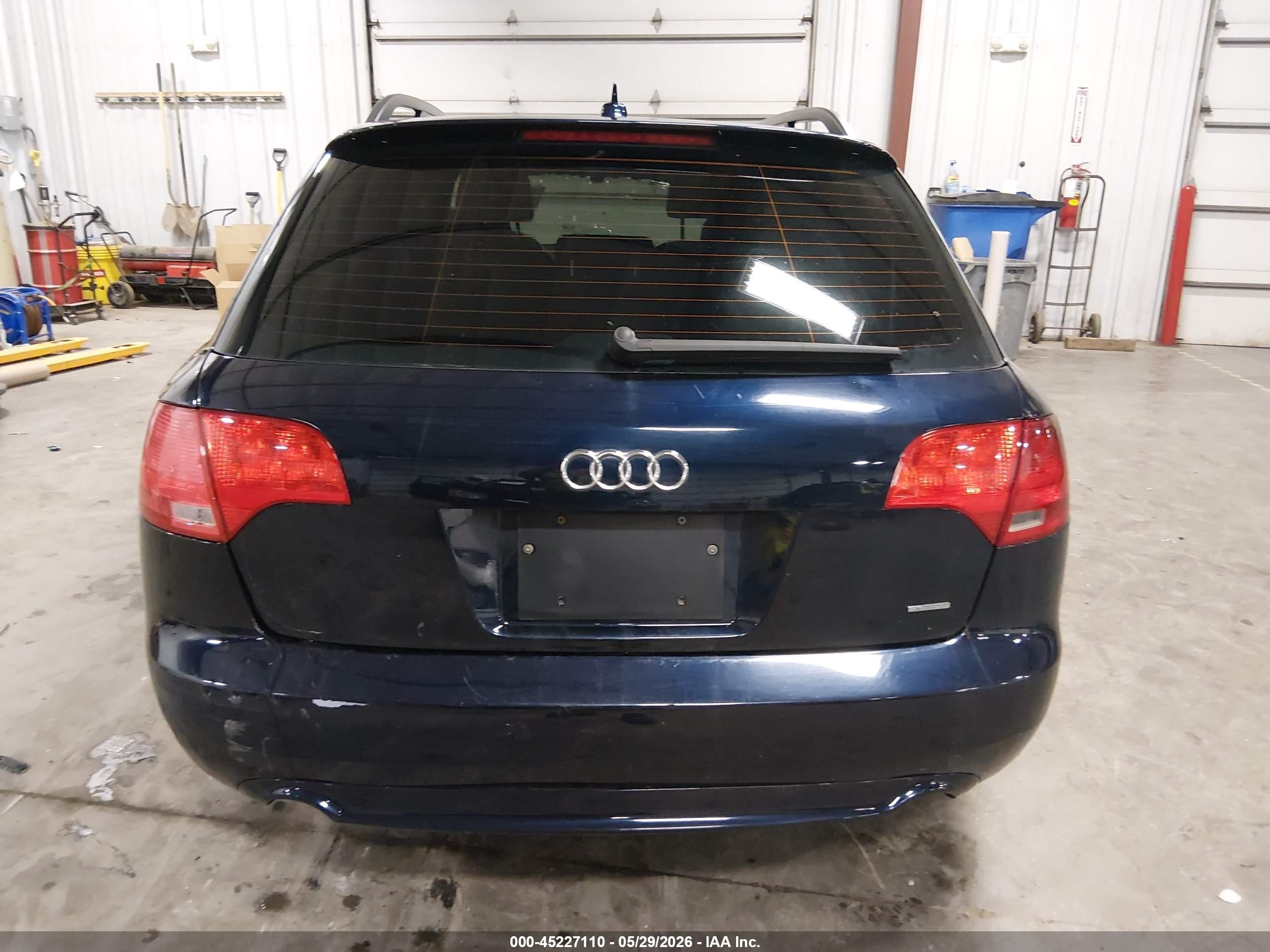2008 Audi A4 2.0t/2.0t Avant Special Edition Dark Blue vin: WAUSF78E08A168966