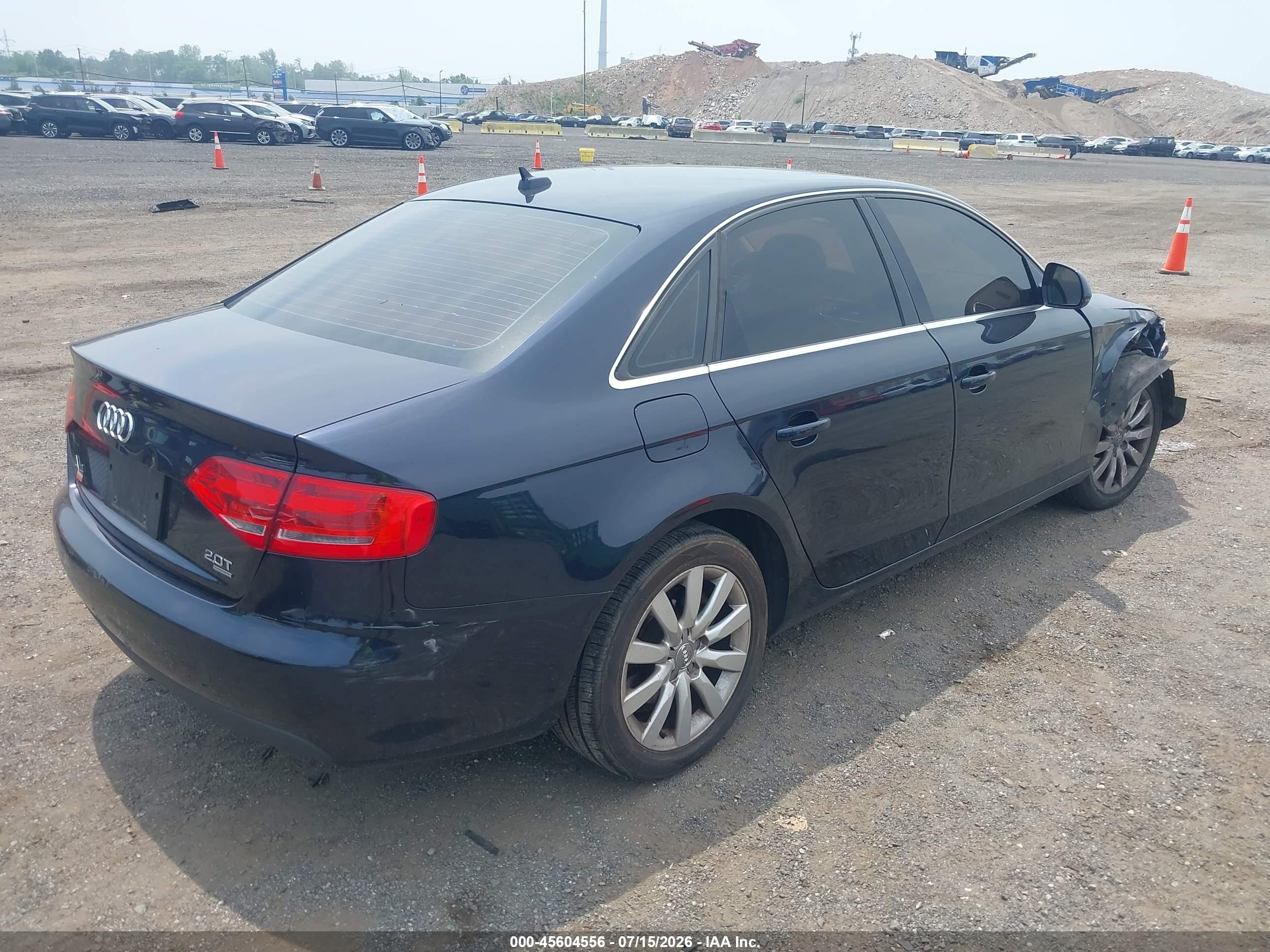 2009 Audi A4 2.0t Premium Black vin: WAUSF78K09N022812