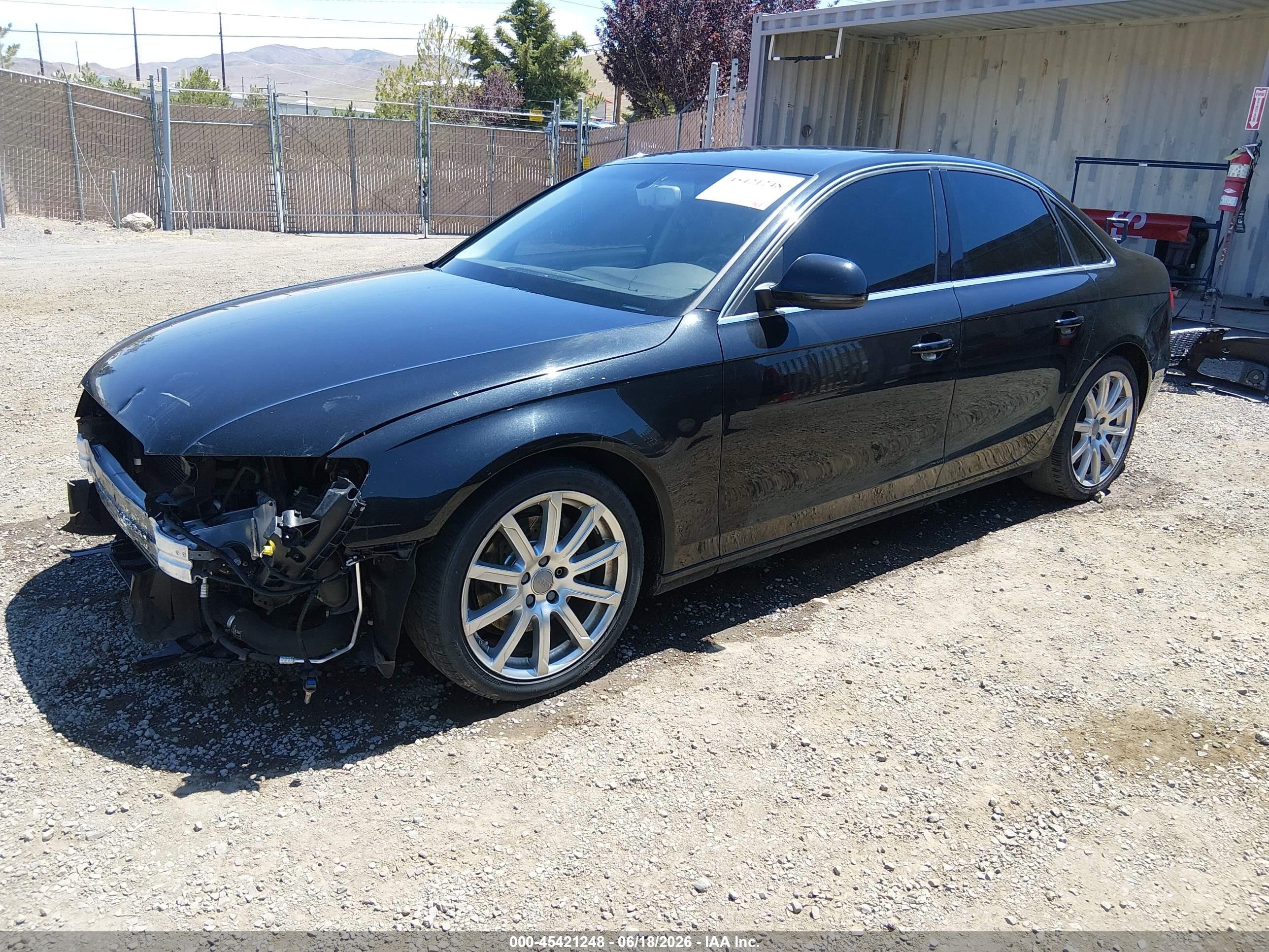 2009 Audi A4 2.0t Premium Black vin: WAUSF78K09N046804