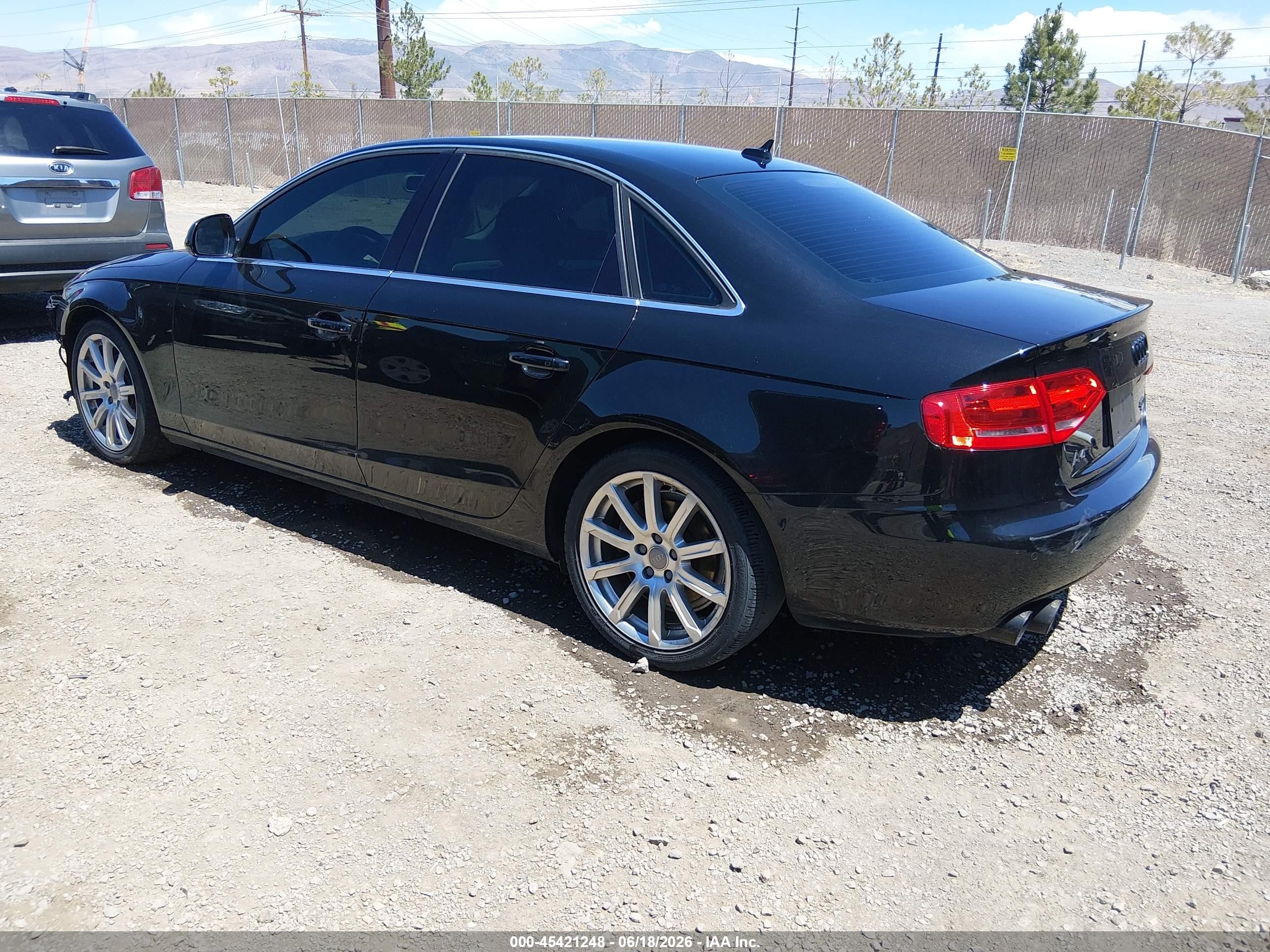 2009 Audi A4 2.0t Premium Black vin: WAUSF78K09N046804