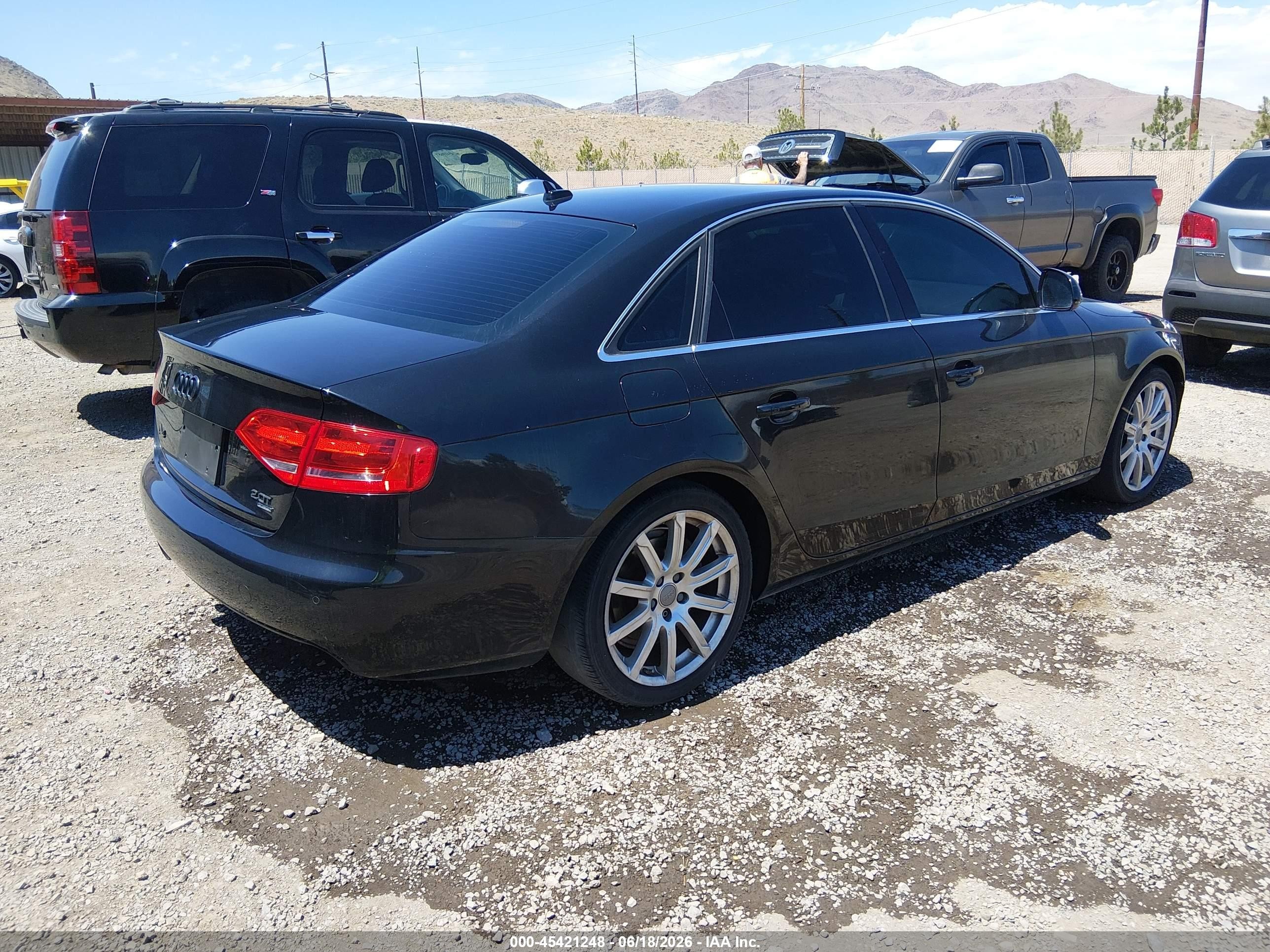 2009 Audi A4 2.0t Premium Black vin: WAUSF78K09N046804