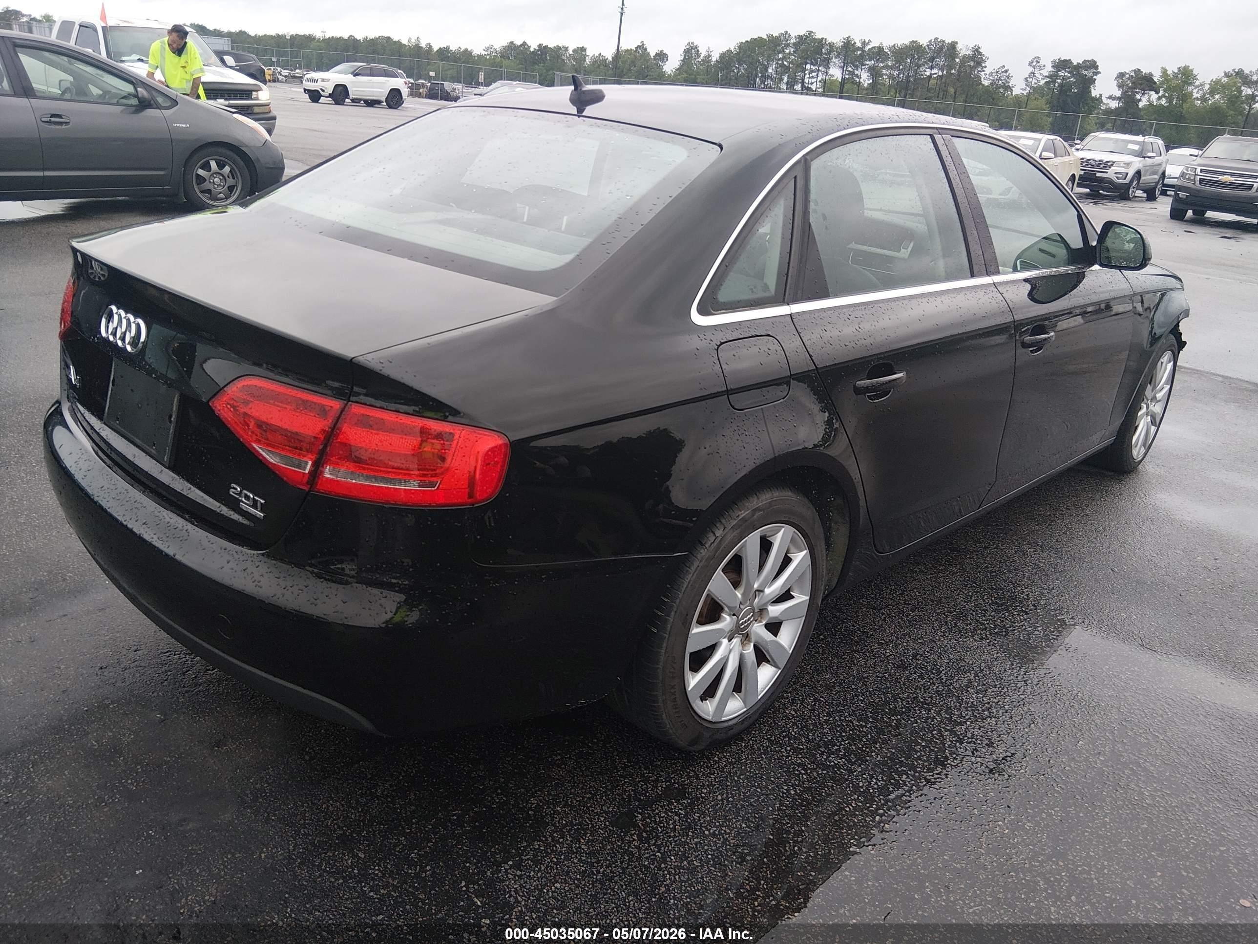2009 Audi A4 2.0t Premium Black vin: WAUSF78K19A079754