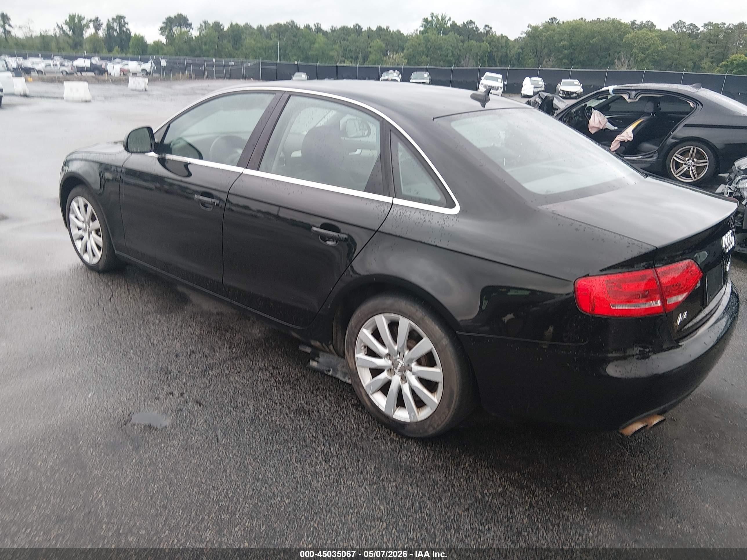 2009 Audi A4 2.0t Premium Black vin: WAUSF78K19A079754