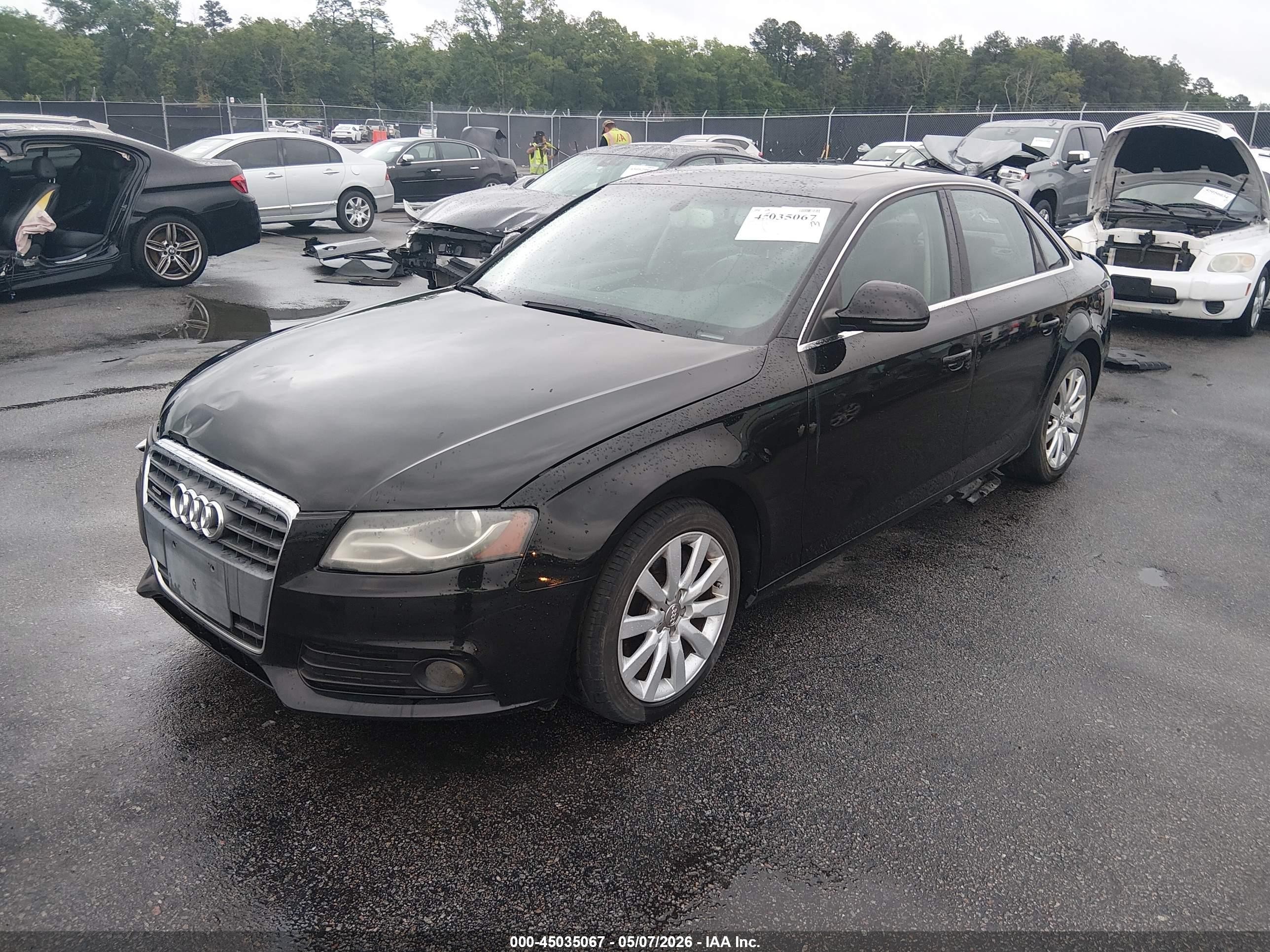 2009 Audi A4 2.0t Premium Black vin: WAUSF78K19A079754
