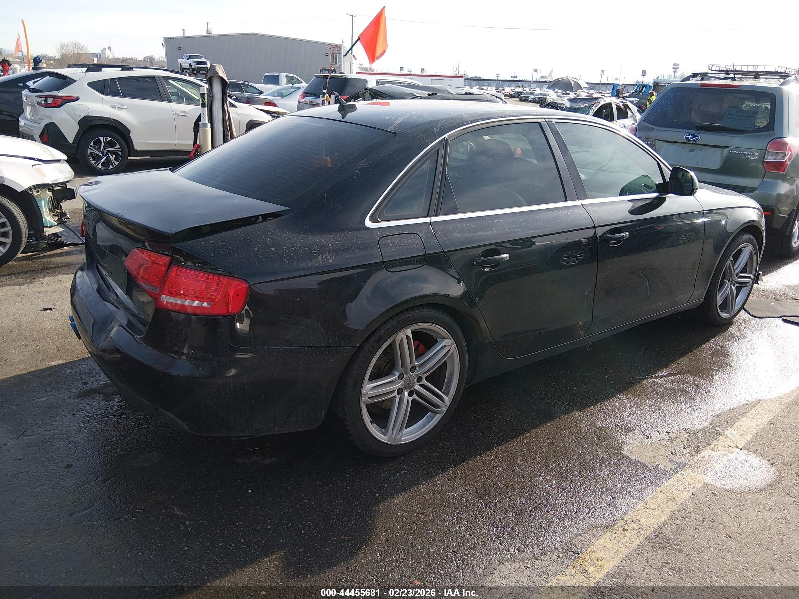2009 Audi A4 2.0t Premium Black vin: WAUSF78K19N028229