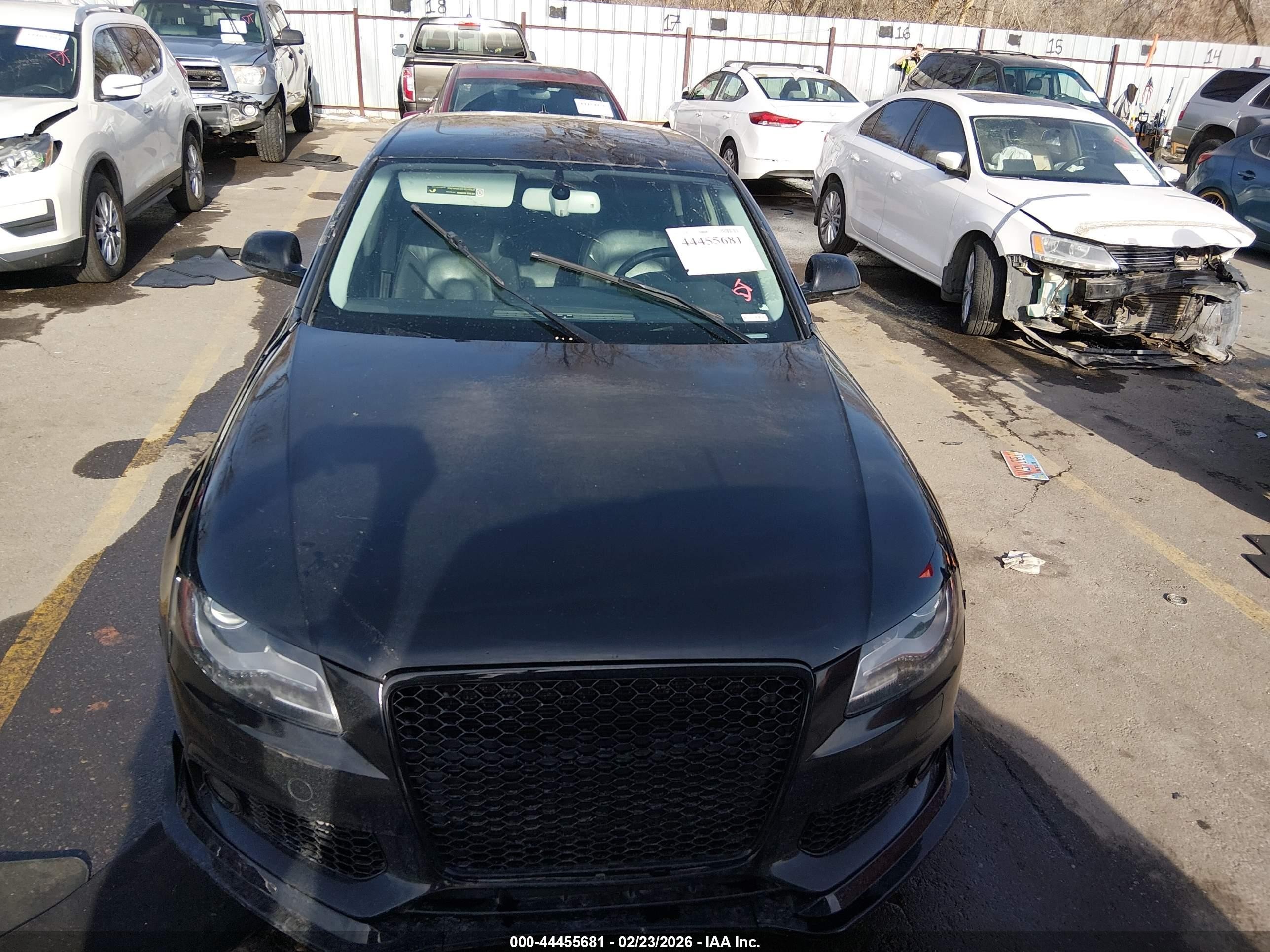 2009 Audi A4 2.0t Premium Black vin: WAUSF78K19N028229