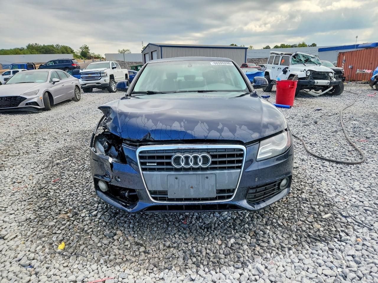2009 Audi A4 Premium Plus Синий vin: WAUSF78K19N050151