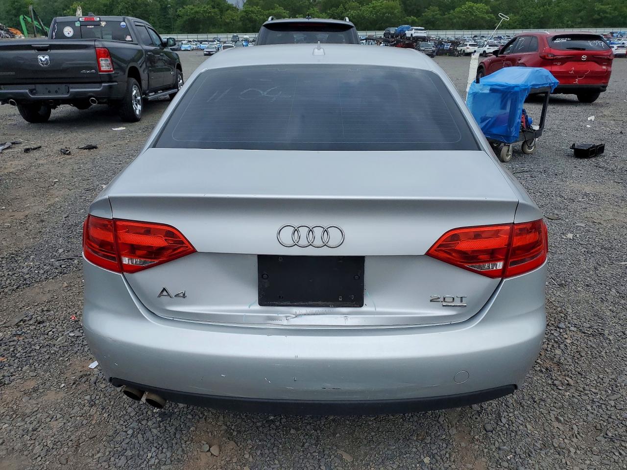 2009 Audi A4 Premium Plus Silver vin: WAUSF78K29N040132