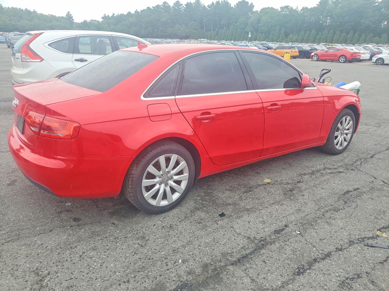2009 Audi A4 Premium Plus Красный vin: WAUSF78K29N047677