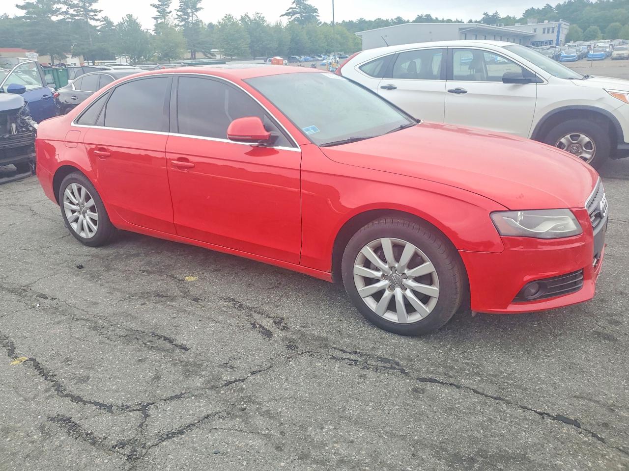 2009 Audi A4 Premium Plus Красный vin: WAUSF78K29N047677