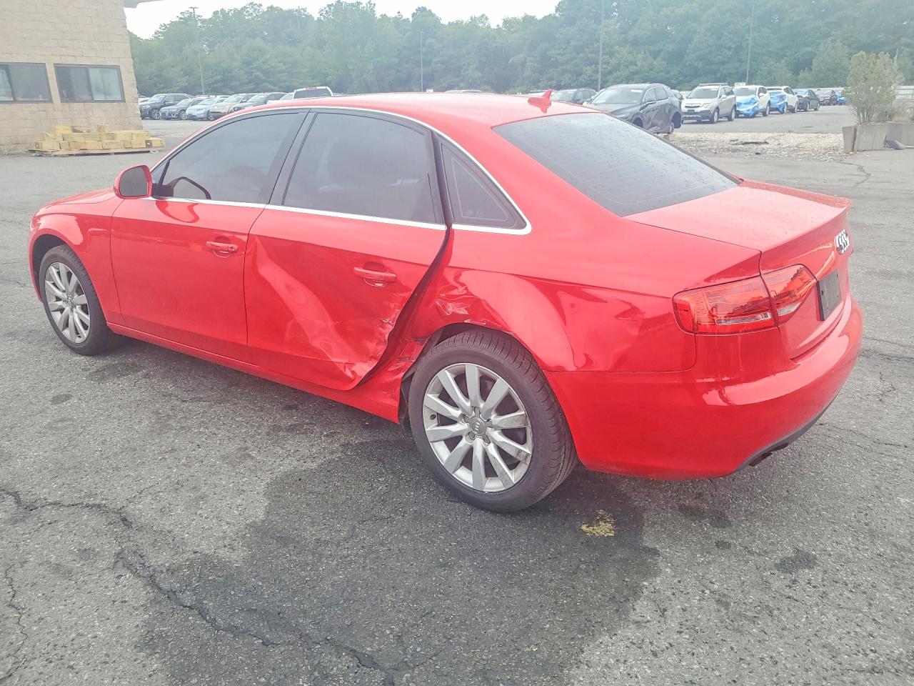 2009 Audi A4 Premium Plus Красный vin: WAUSF78K29N047677