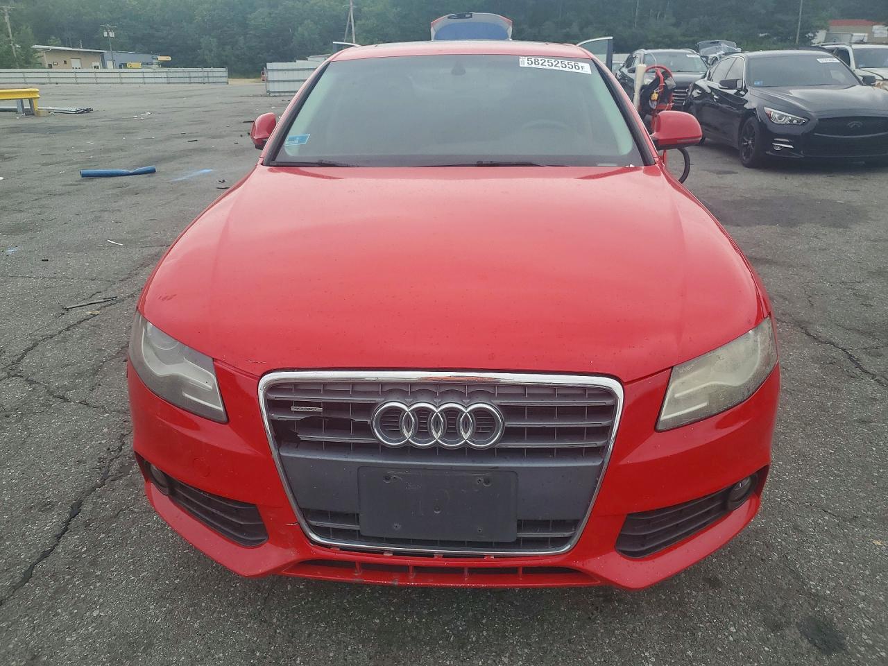2009 Audi A4 Premium Plus Красный vin: WAUSF78K29N047677