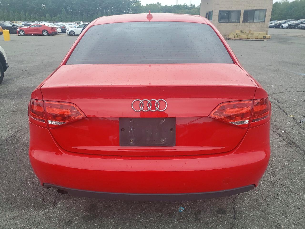 2009 Audi A4 Premium Plus Красный vin: WAUSF78K29N047677