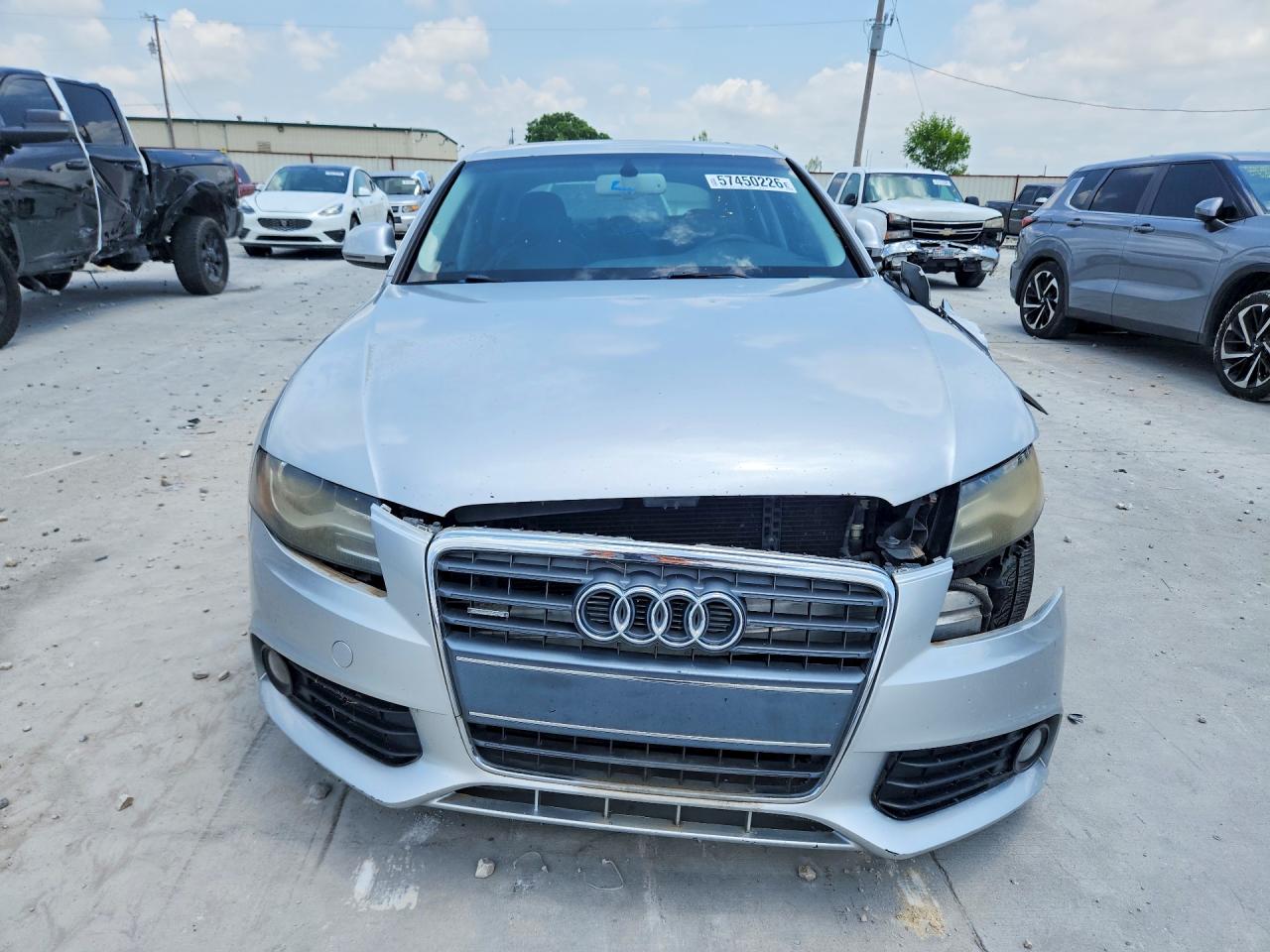 2009 Audi A4 Premium Plus Серебряный vin: WAUSF78K39A078573