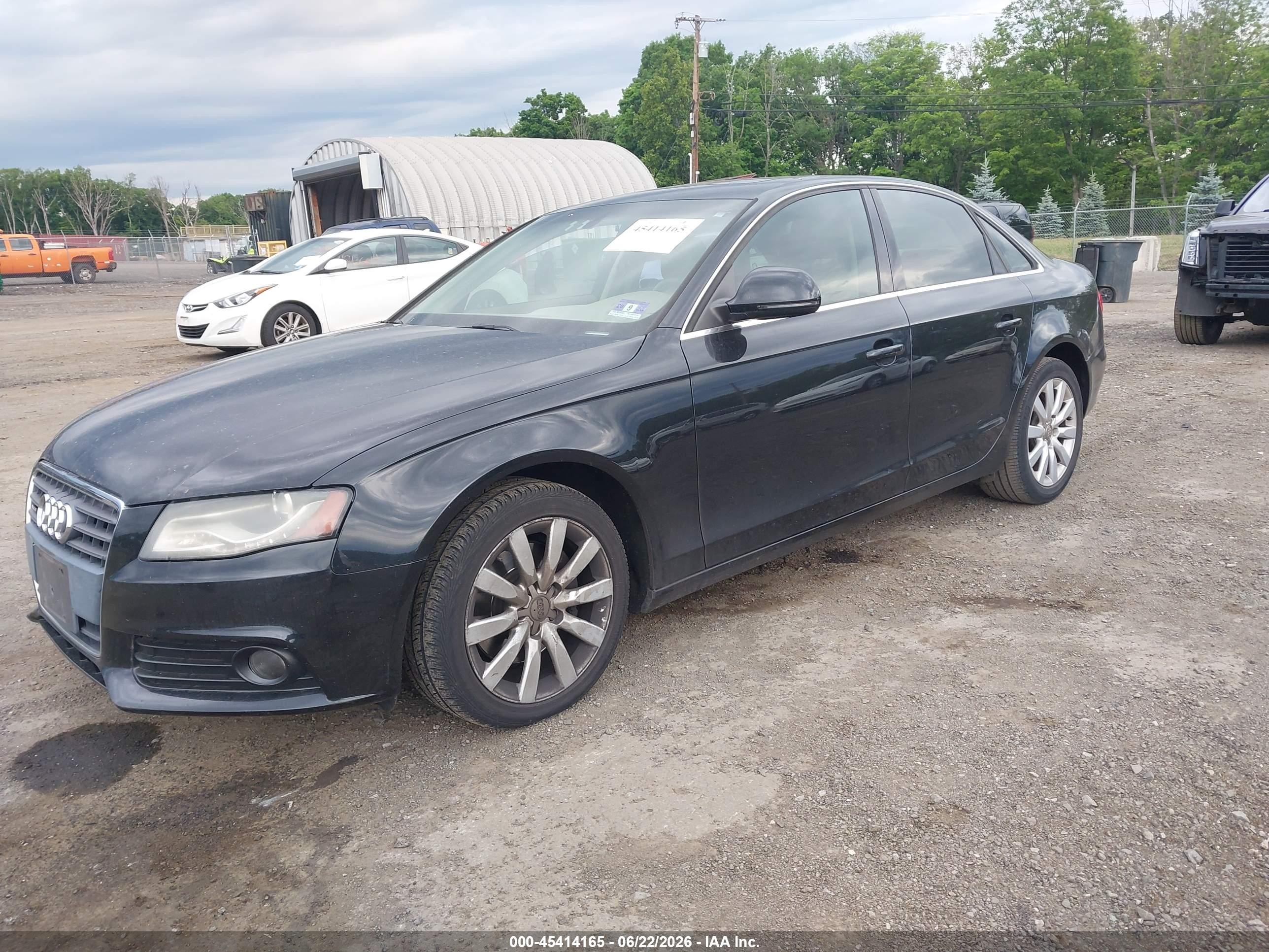 2009 Audi A4 2.0t Premium Black vin: WAUSF78K49N016379