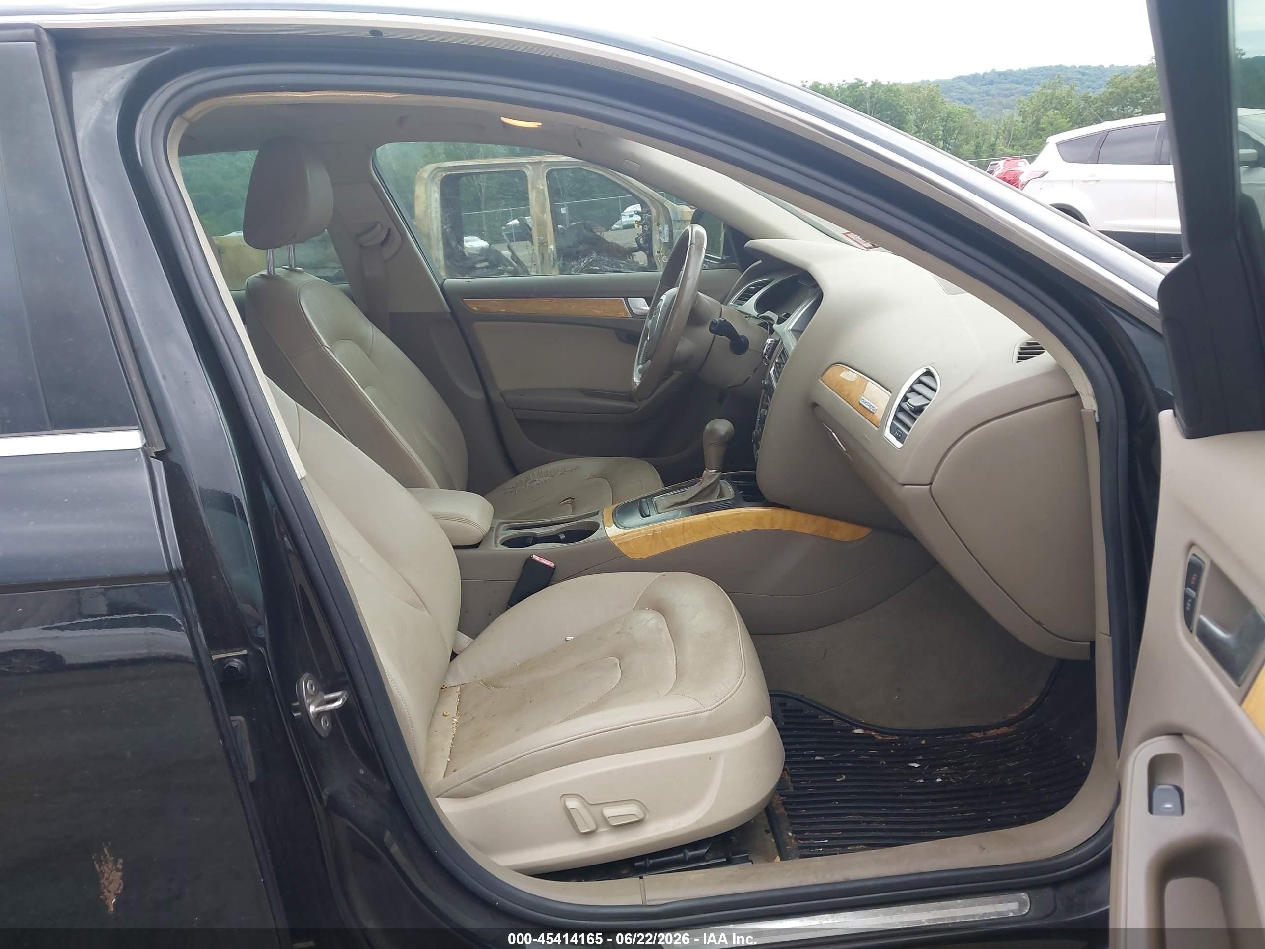 2009 Audi A4 2.0t Premium Black vin: WAUSF78K49N016379