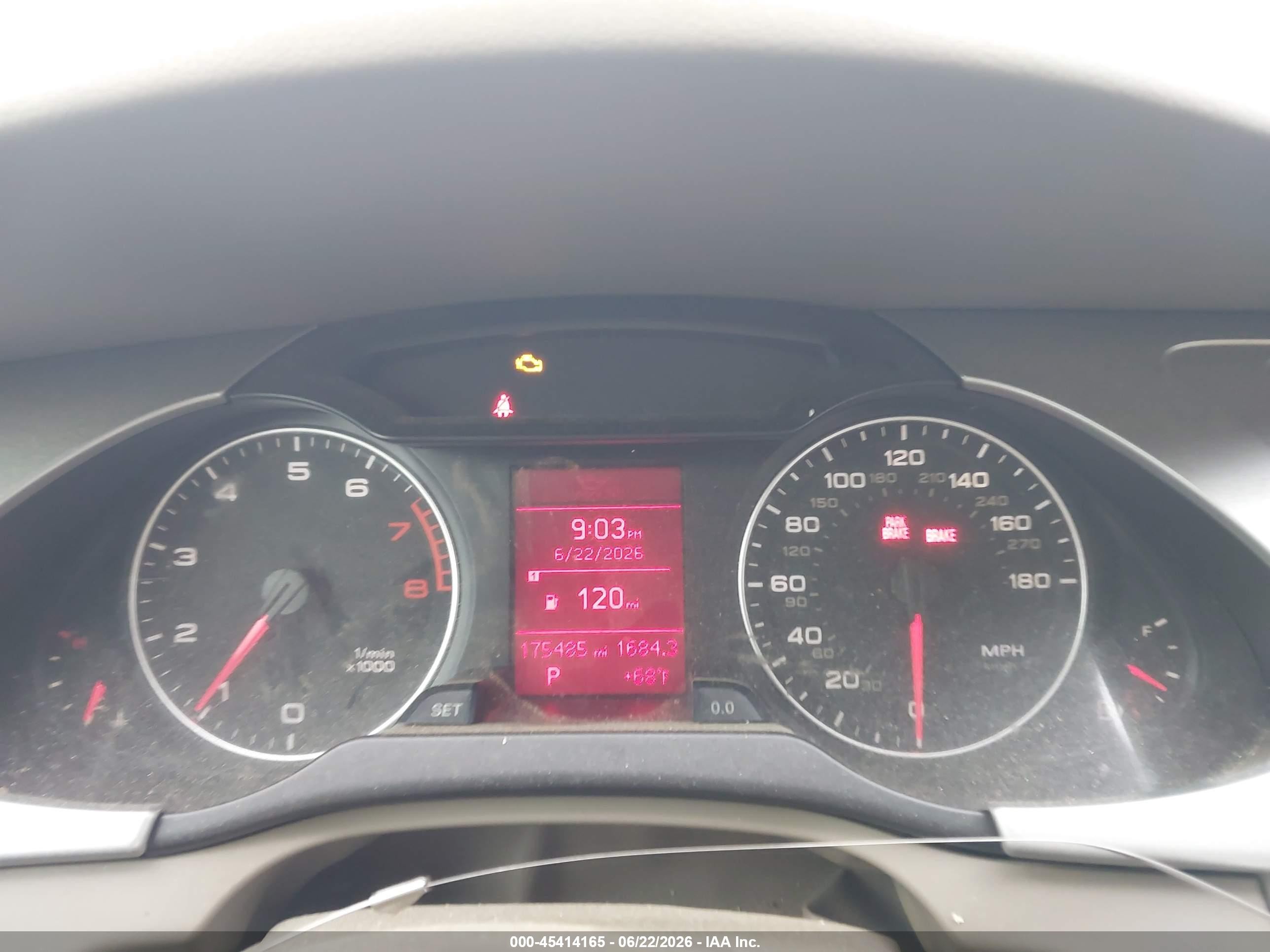 2009 Audi A4 2.0t Premium Black vin: WAUSF78K49N016379