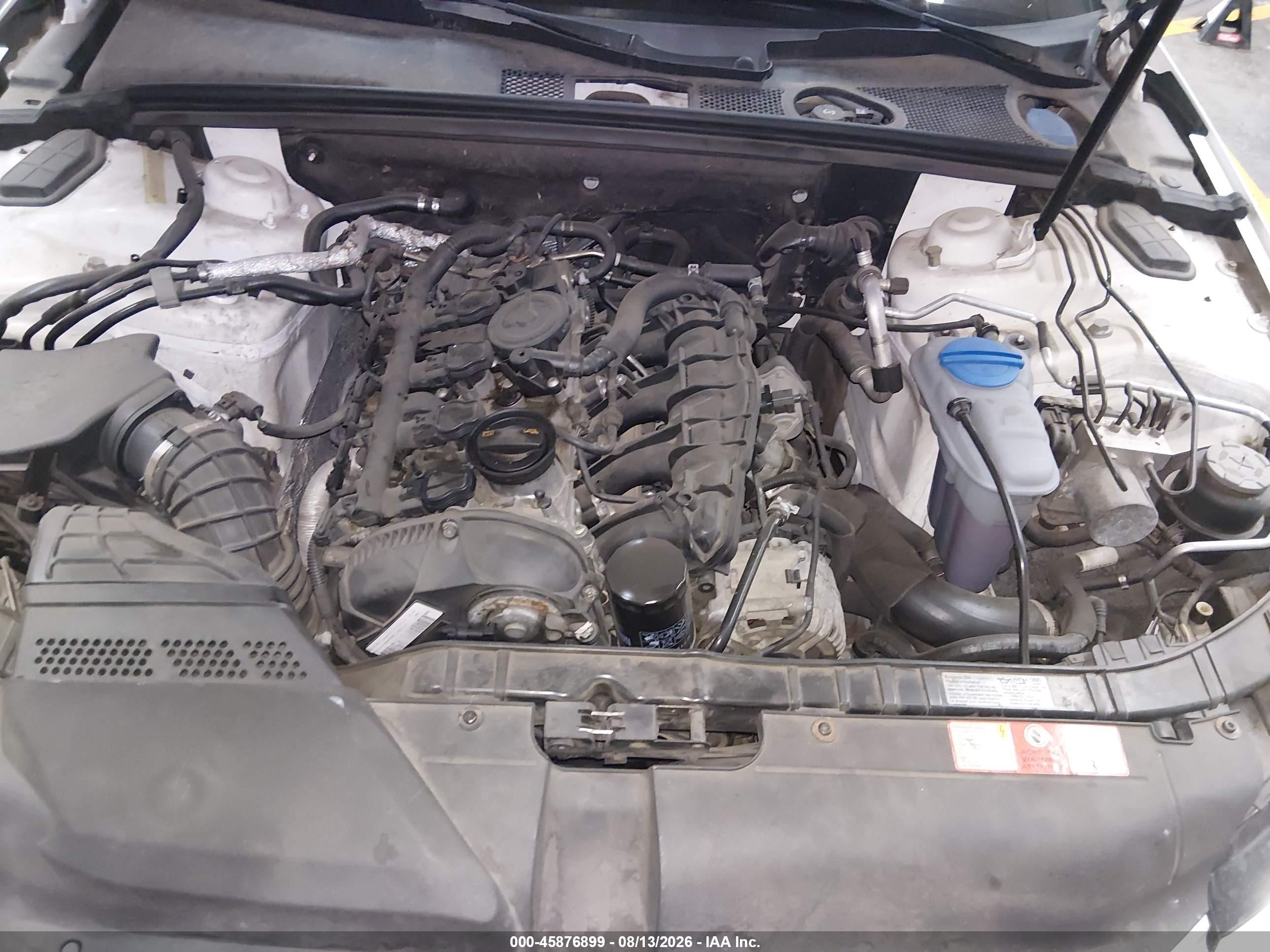2009 Audi A4 2.0t Premium Белый vin: WAUSF78K49N053562