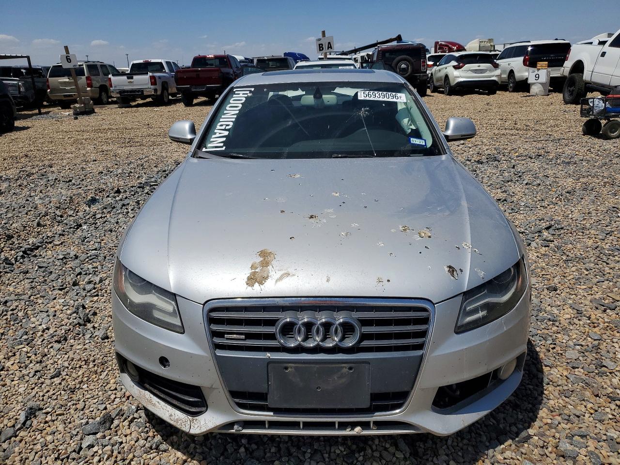 2009 Audi A4 Silver vin: WAUSF78K49N065159