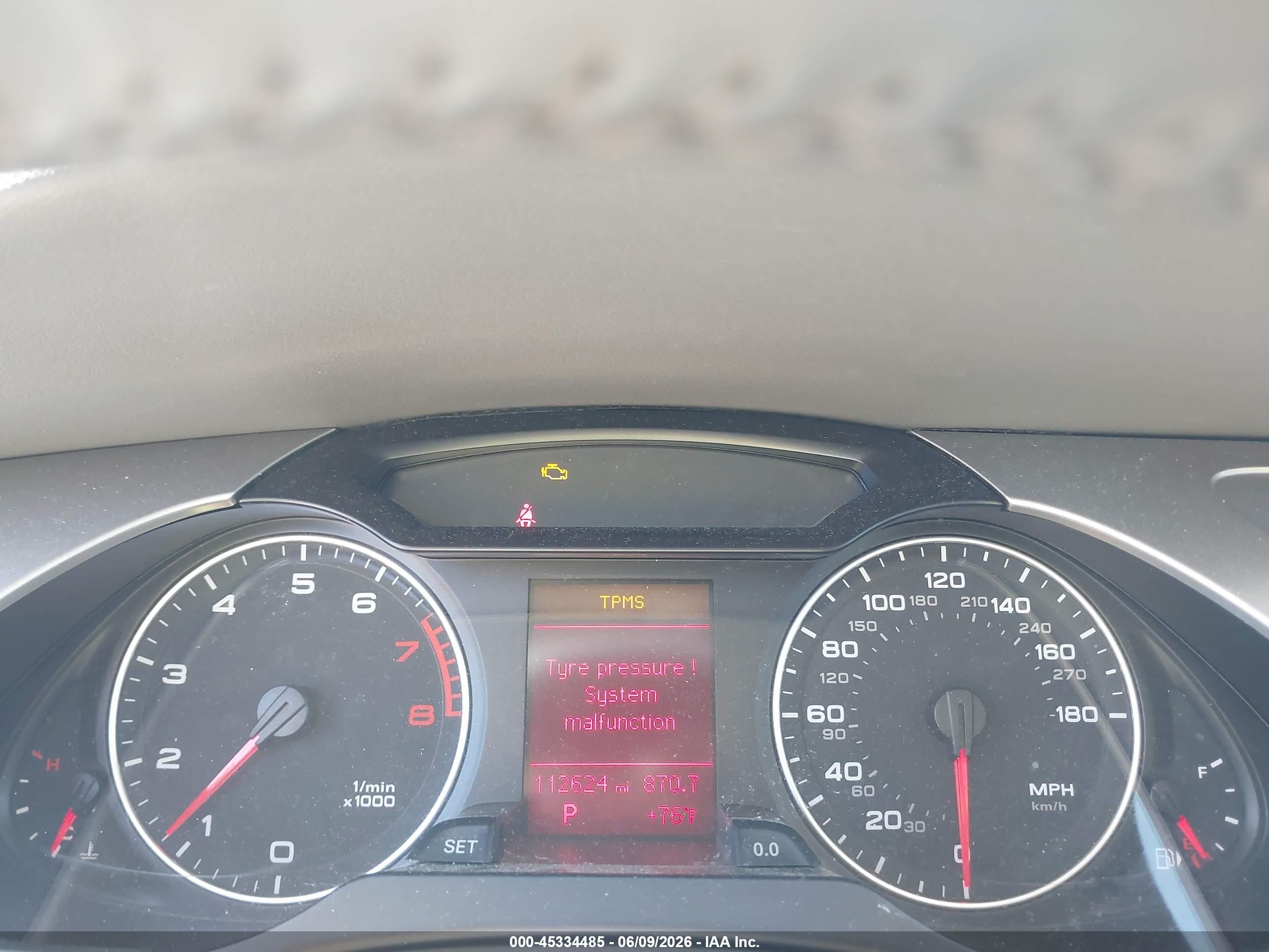 2009 Audi A4 2.0t Premium Gray vin: WAUSF78K59N023437