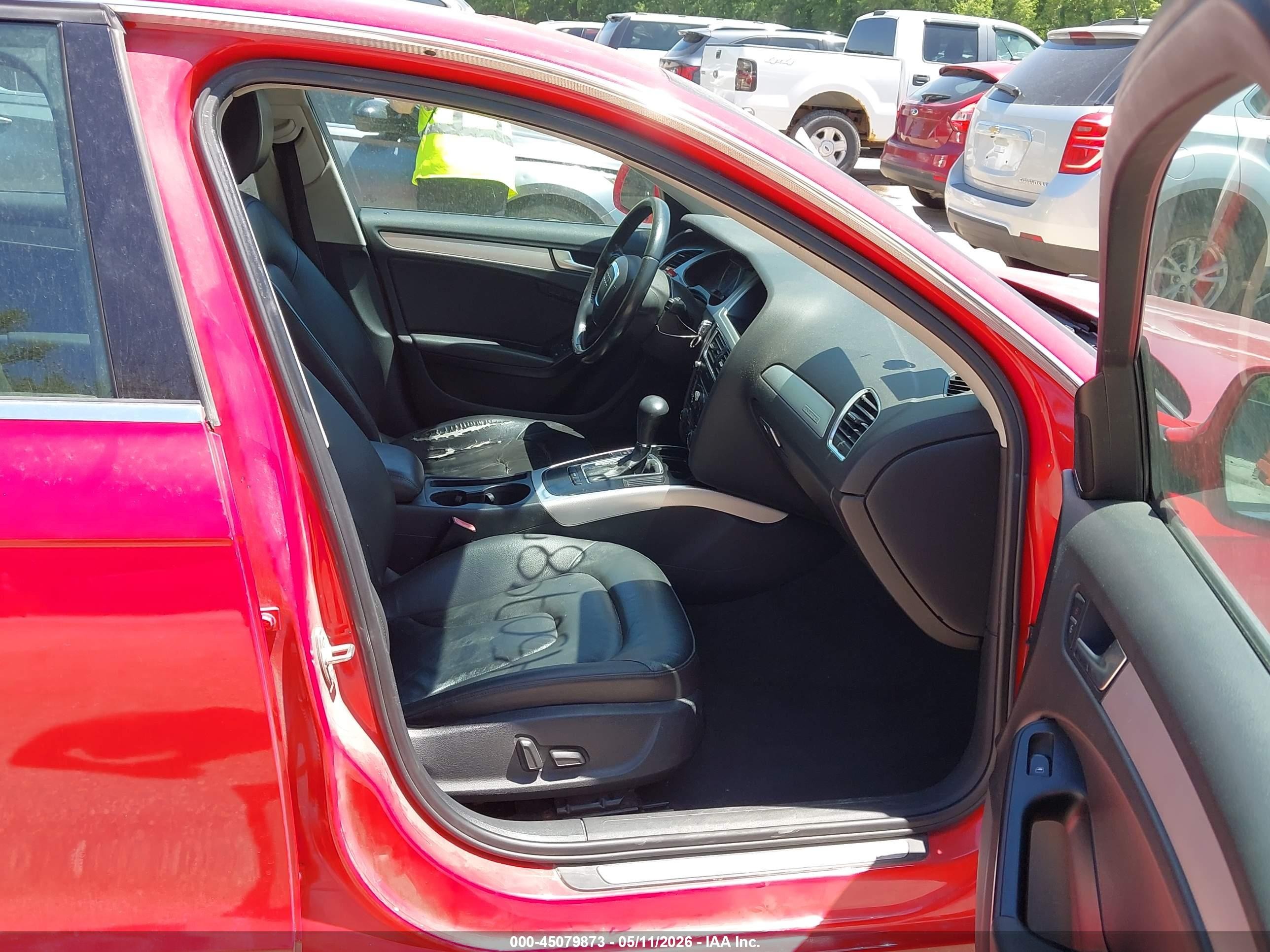 2009 Audi A4 2.0t Premium Красный vin: WAUSF78K59N046748
