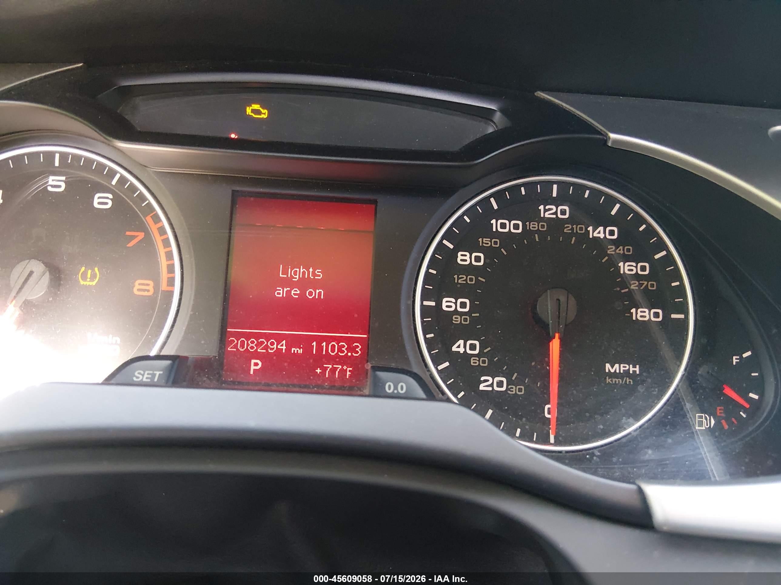 2009 Audi A4 2.0t Premium Black vin: WAUSF78K69N023754