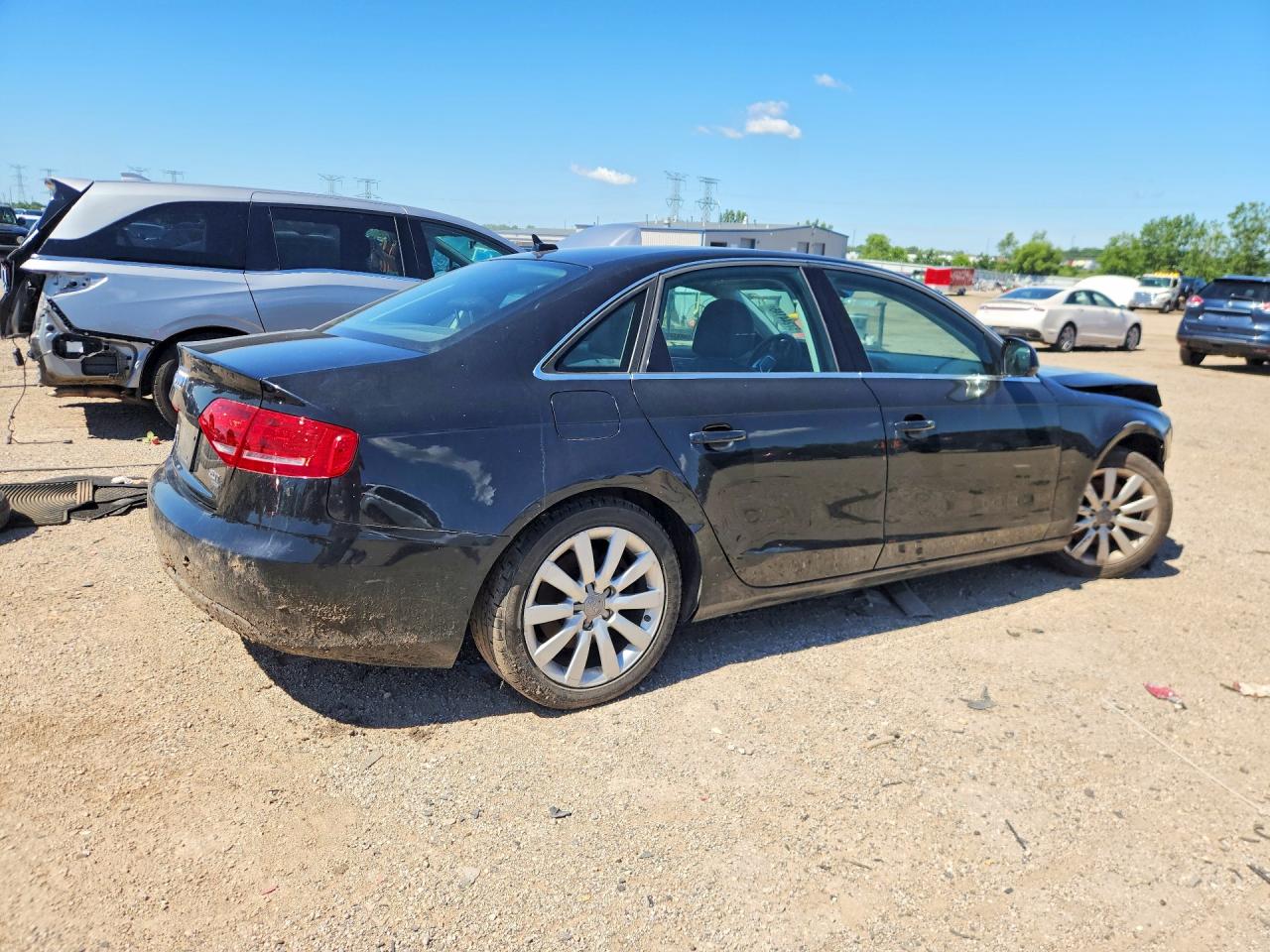 2009 Audi A4 Premium Plus Black vin: WAUSF78K89N043374
