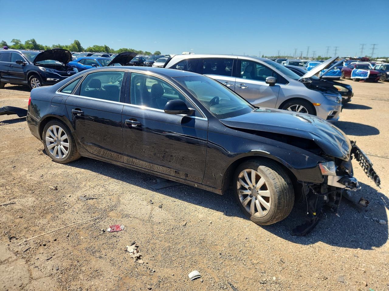 2009 Audi A4 Premium Plus Black vin: WAUSF78K89N043374