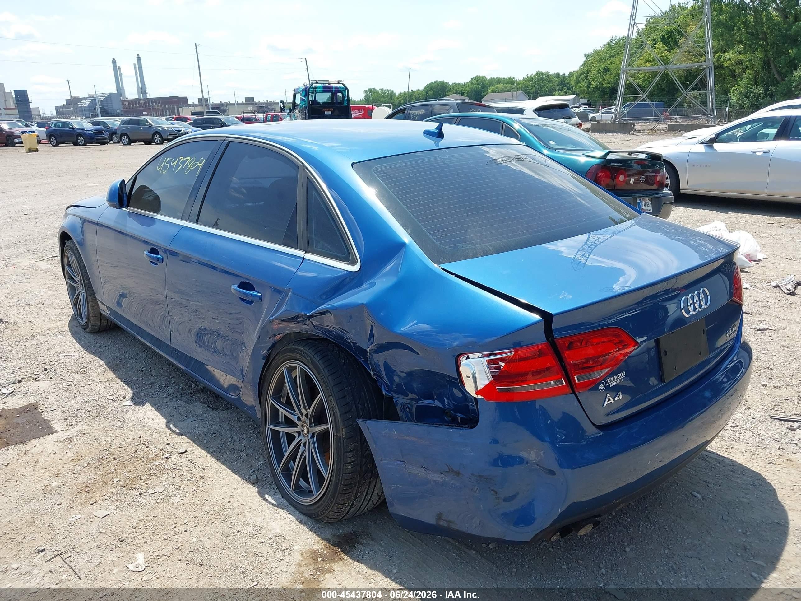 2009 Audi A4 2.0t Premium Blue vin: WAUSF78KX9N055929