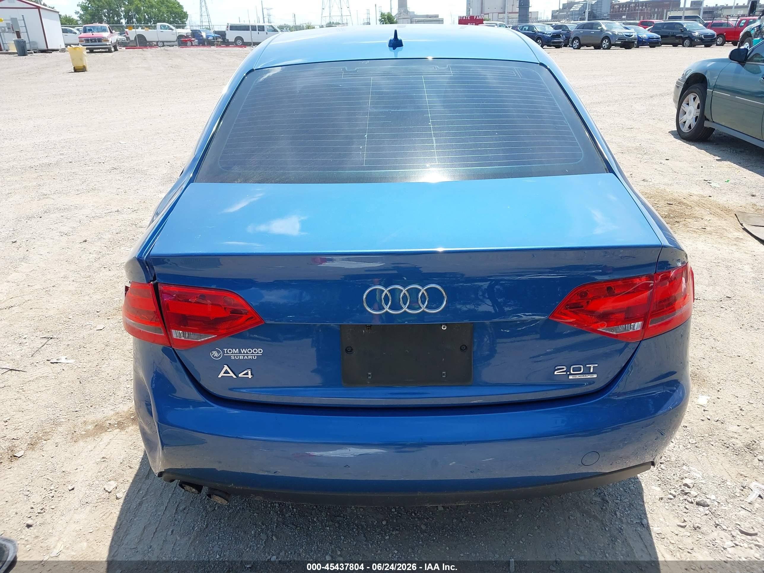 2009 Audi A4 2.0t Premium Blue vin: WAUSF78KX9N055929