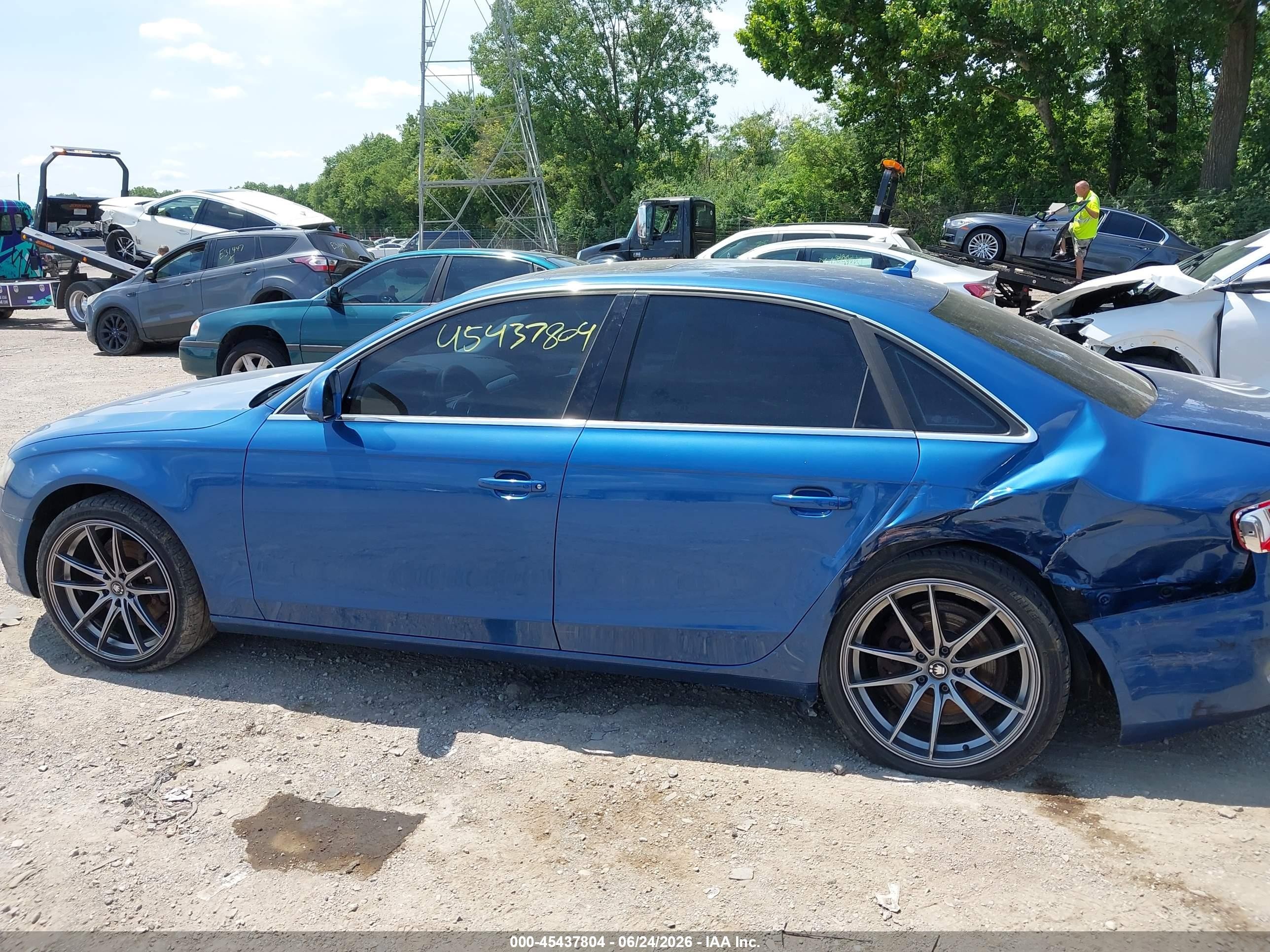 2009 Audi A4 2.0t Premium Blue vin: WAUSF78KX9N055929