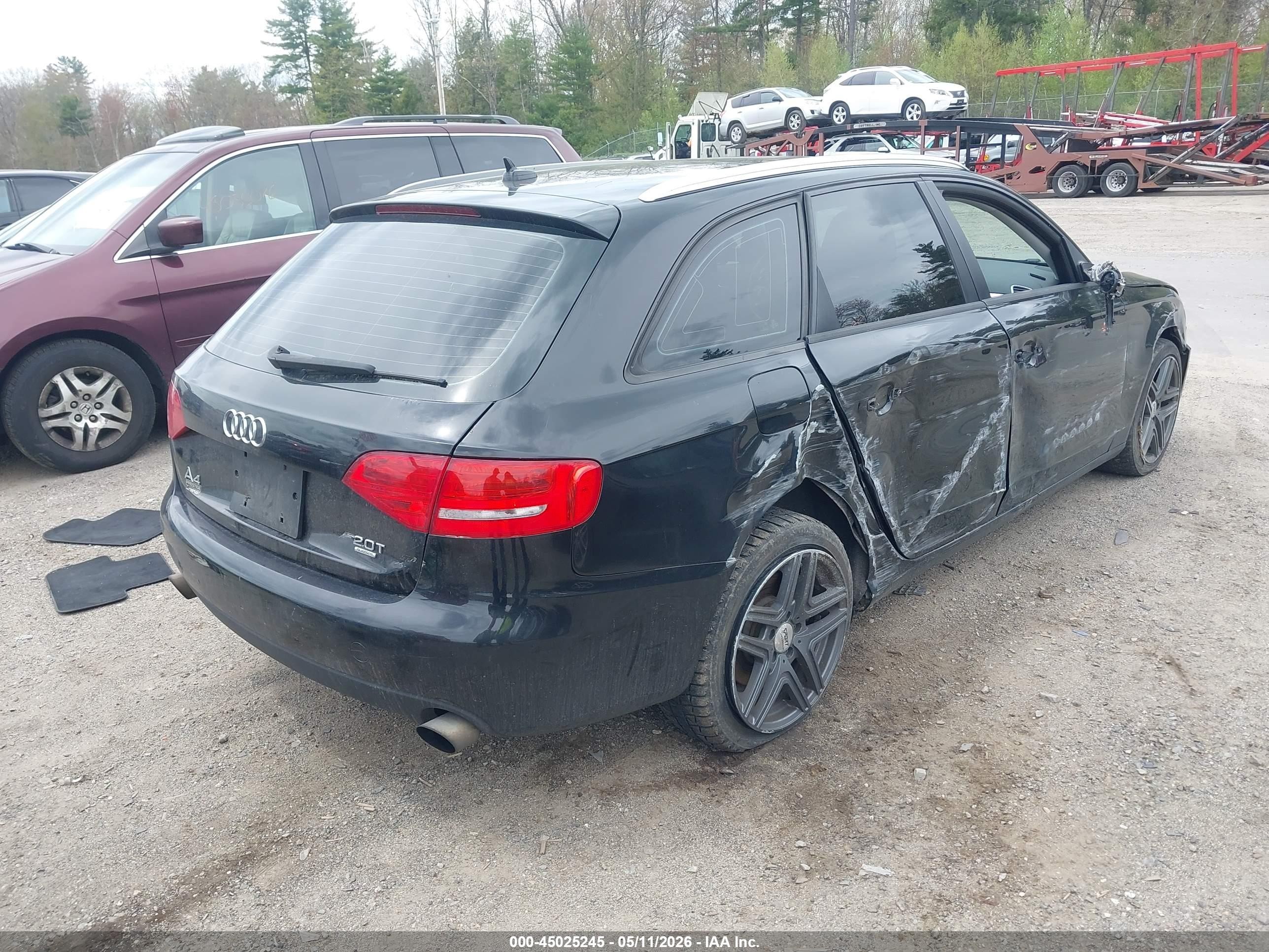 2011 Audi A4 2.0t Premium Black vin: WAUSFAFL0BA014294
