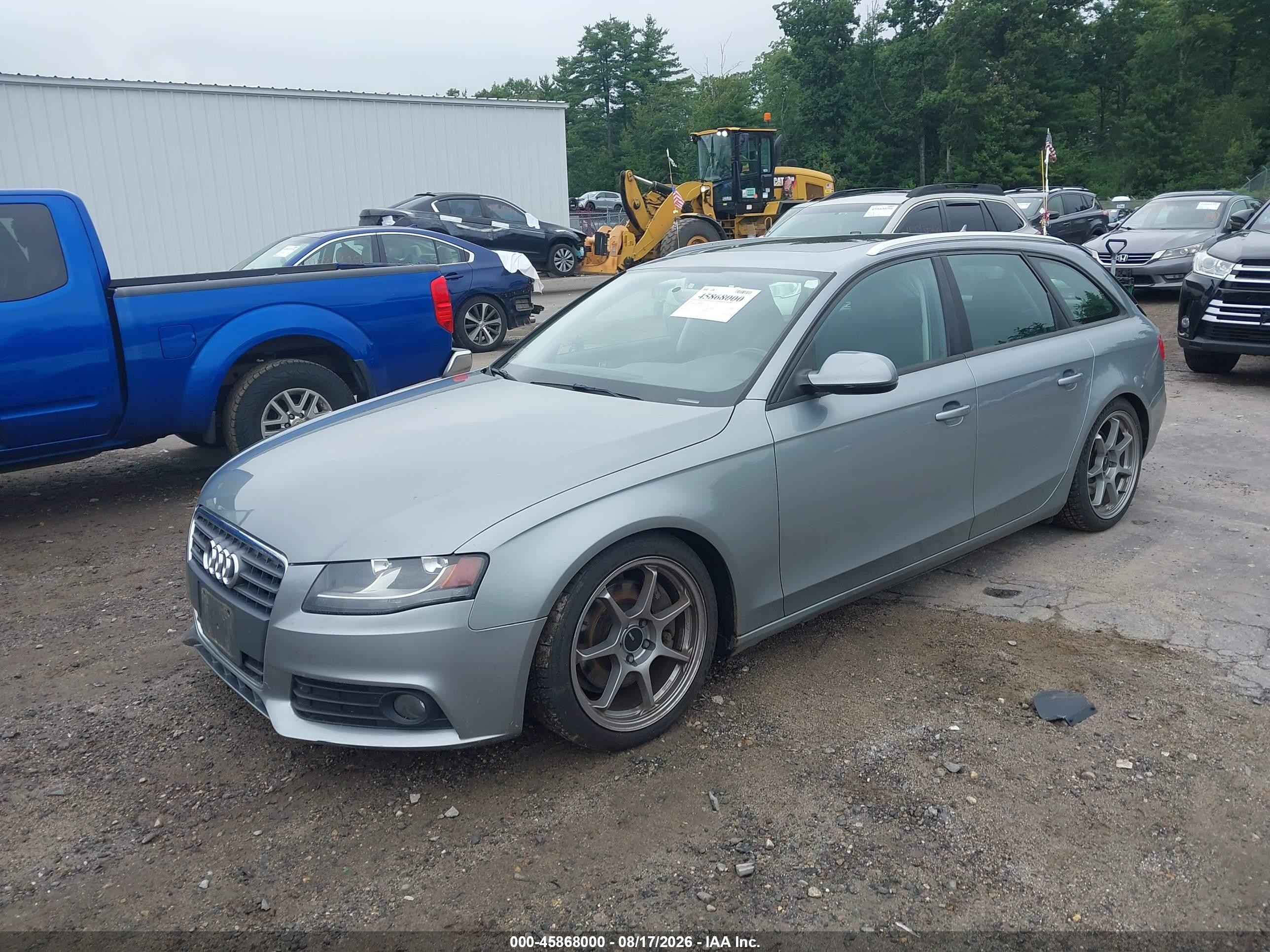 2011 Audi A4 2.0t Premium Gray vin: WAUSFAFL4BA080007