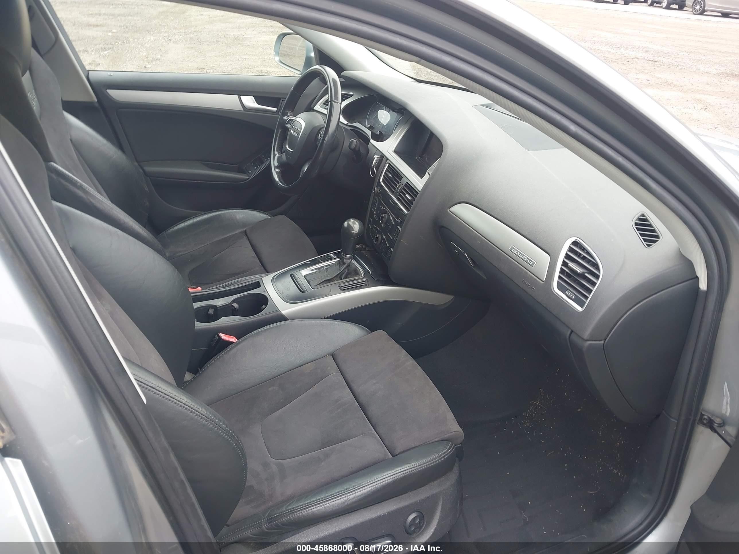 2011 Audi A4 2.0t Premium Gray vin: WAUSFAFL4BA080007