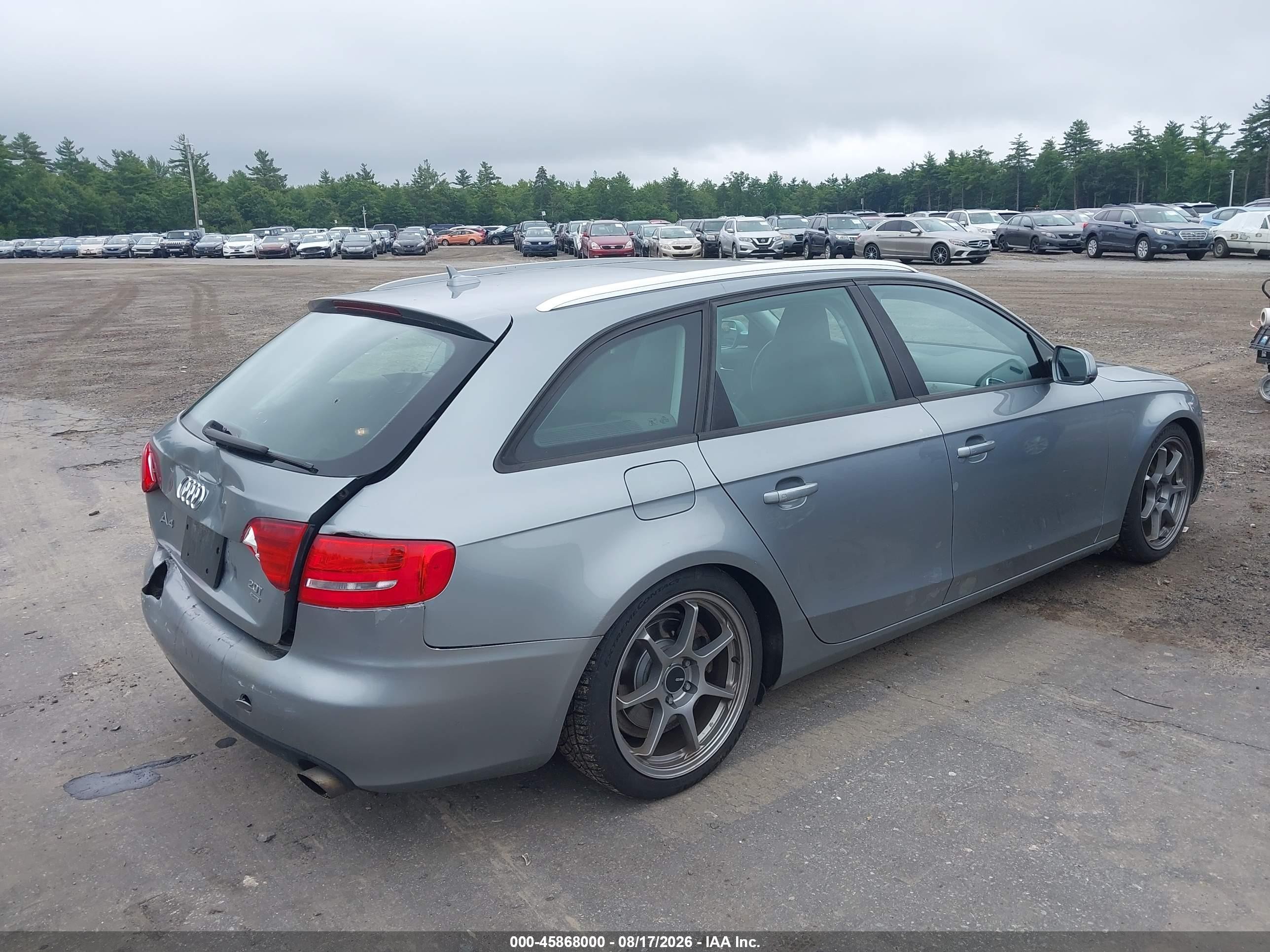 2011 Audi A4 2.0t Premium Gray vin: WAUSFAFL4BA080007