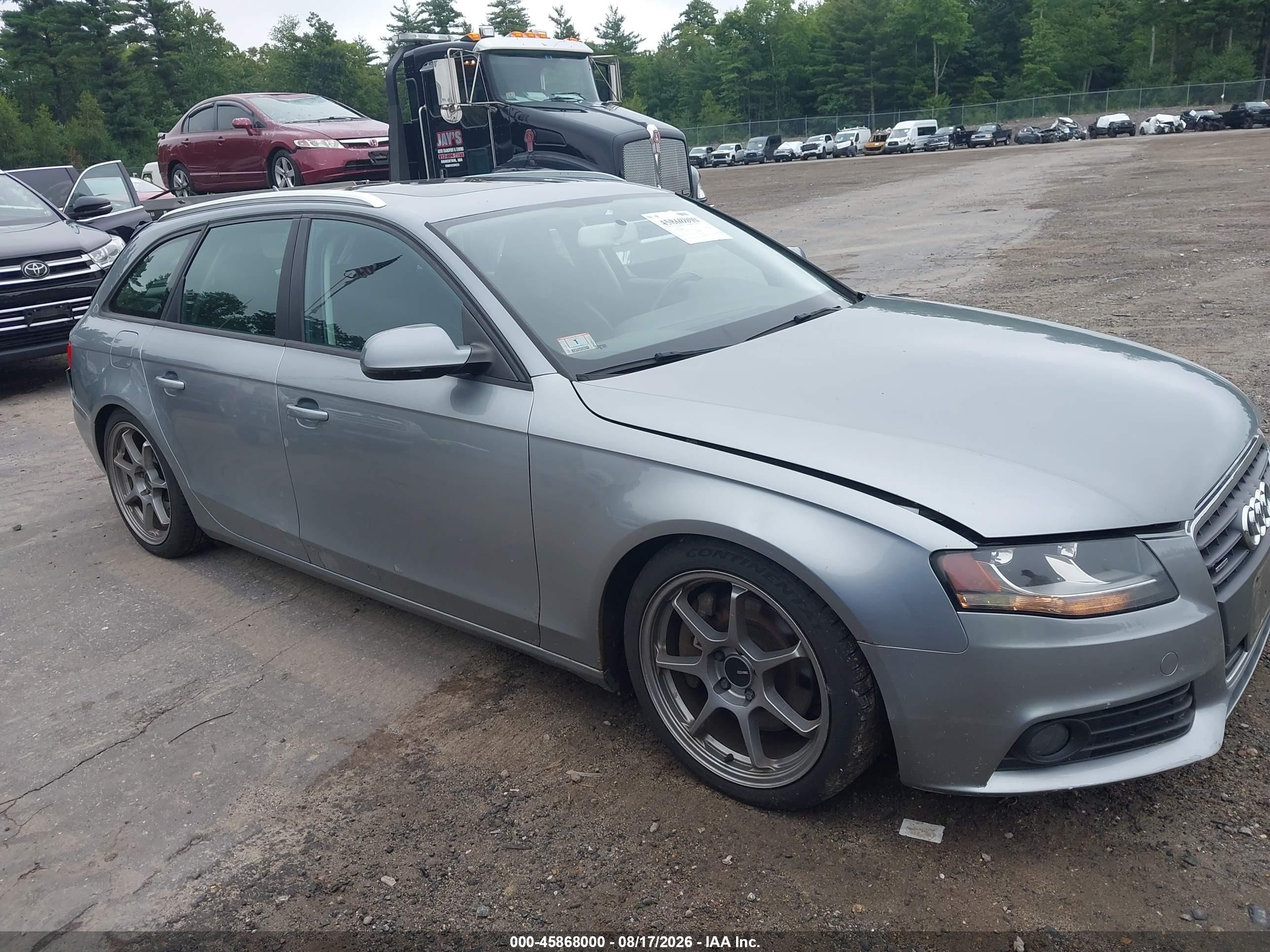 2011 Audi A4 2.0t Premium Gray vin: WAUSFAFL4BA080007
