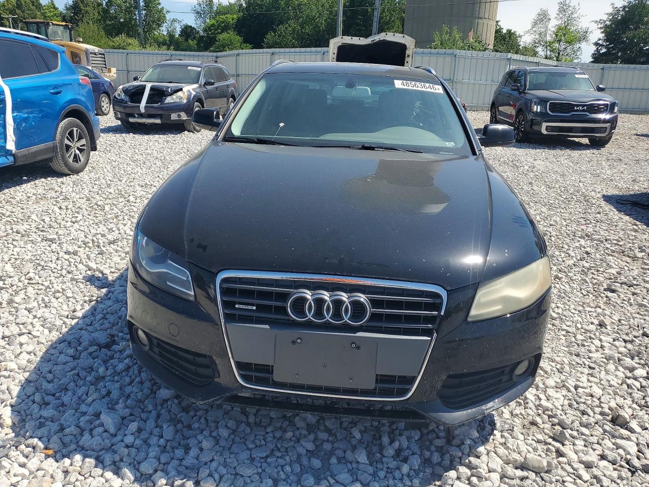 2012 Audi A4 Premium Black vin: WAUSFAFL4CA112990